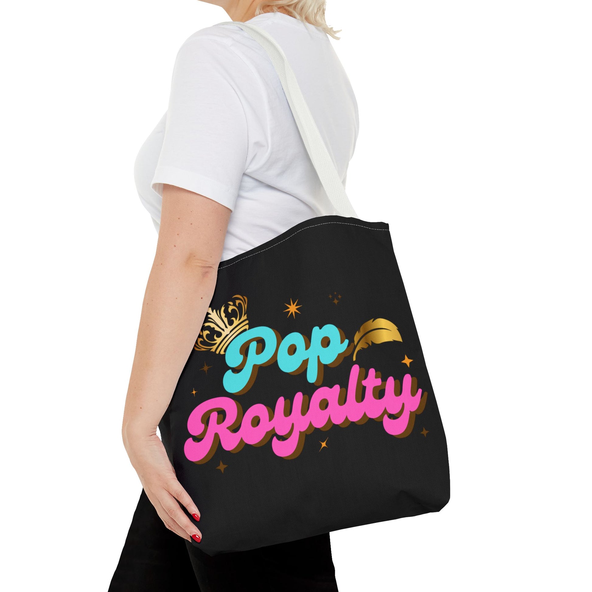 Pop Royalty – Nostalgic Music Tote - Mixtape Hearts