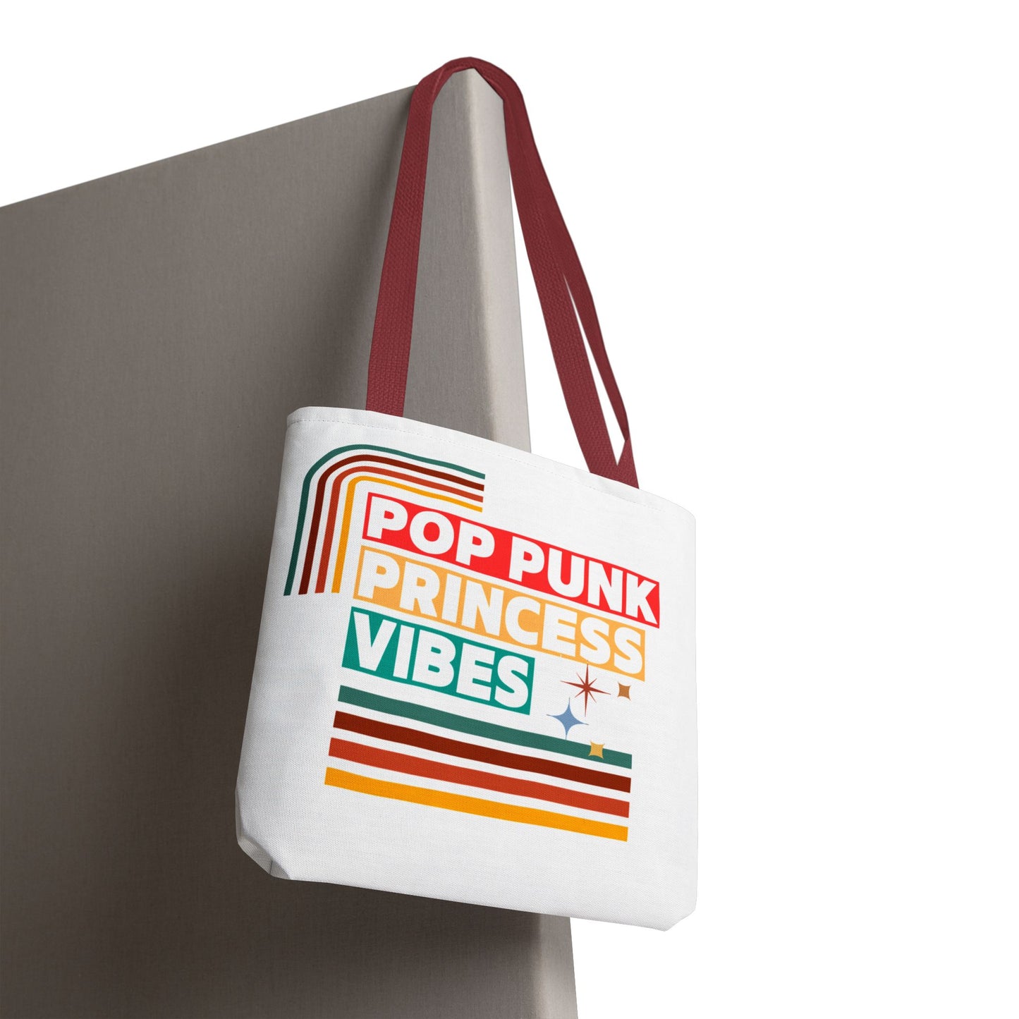 Pop Punk Princess Vibes – Loud & Cute Tote Bag– Emotional Era Tote Bag - AOP, Fun and Stylish, Perfect for Music Lovers, Gift for Friends, Everyday Use, Beach Bag, Eco-Friendly - Mixtape Hearts