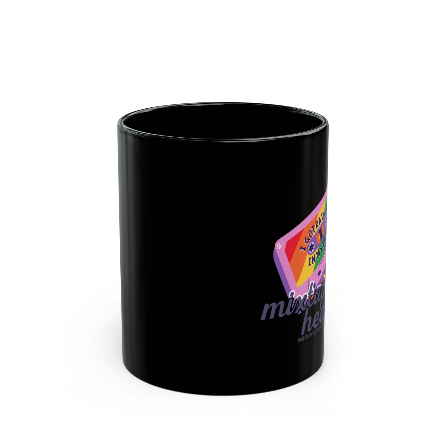 Raised on Boybands & Burnt CDs – Ceramic Mug – Retro Music Lover Mug- Perfect Gift for Music Lovers, Coffee Enthusiasts, Rock Music Fans, Birthday, Valentine's Day, Home Office Decor