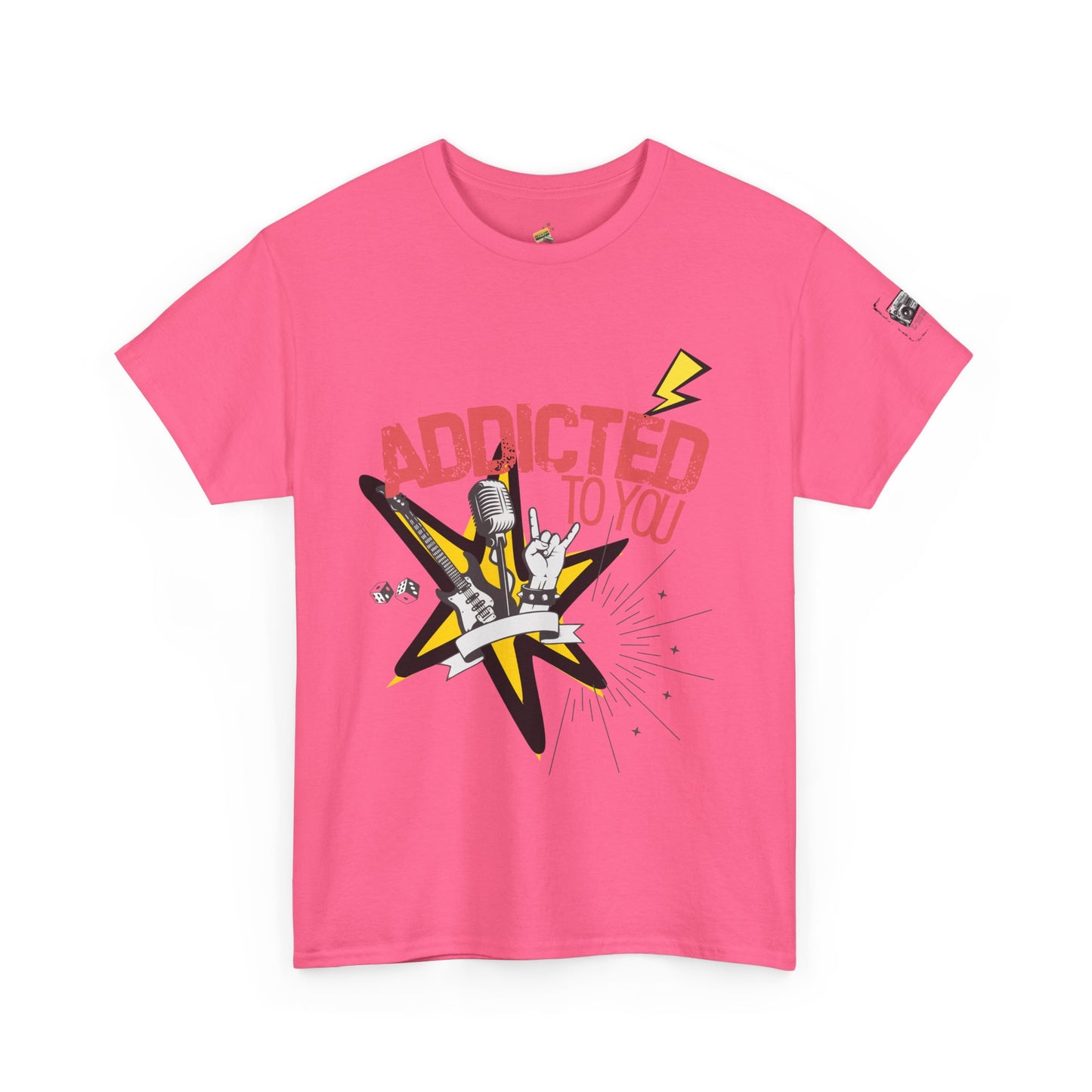 "Addicted to You" – Sad Songs & Soft Cotton Tee | Casual Graphic Tee, Gift for Music Lovers, Trendy Streetwear, Comfortable Everyday Wear, [...] - Mixtape Hearts