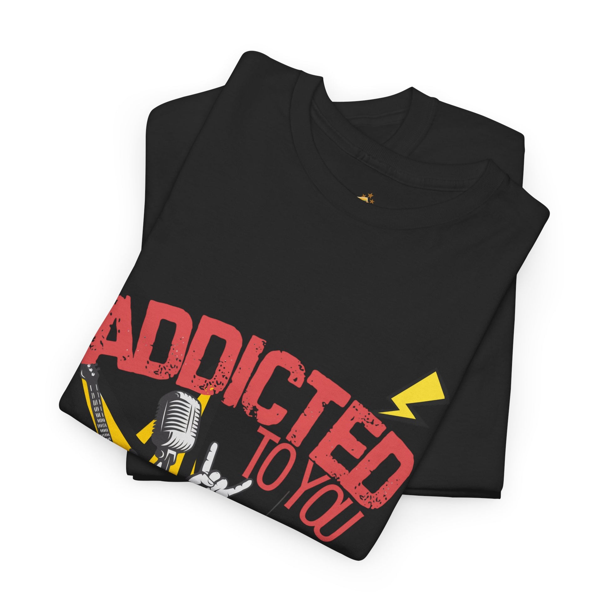 "Addicted to You" – Sad Songs & Soft Cotton Tee | Casual Graphic Tee, Gift for Music Lovers, Trendy Streetwear, Comfortable Everyday Wear, [...] - Mixtape Hearts