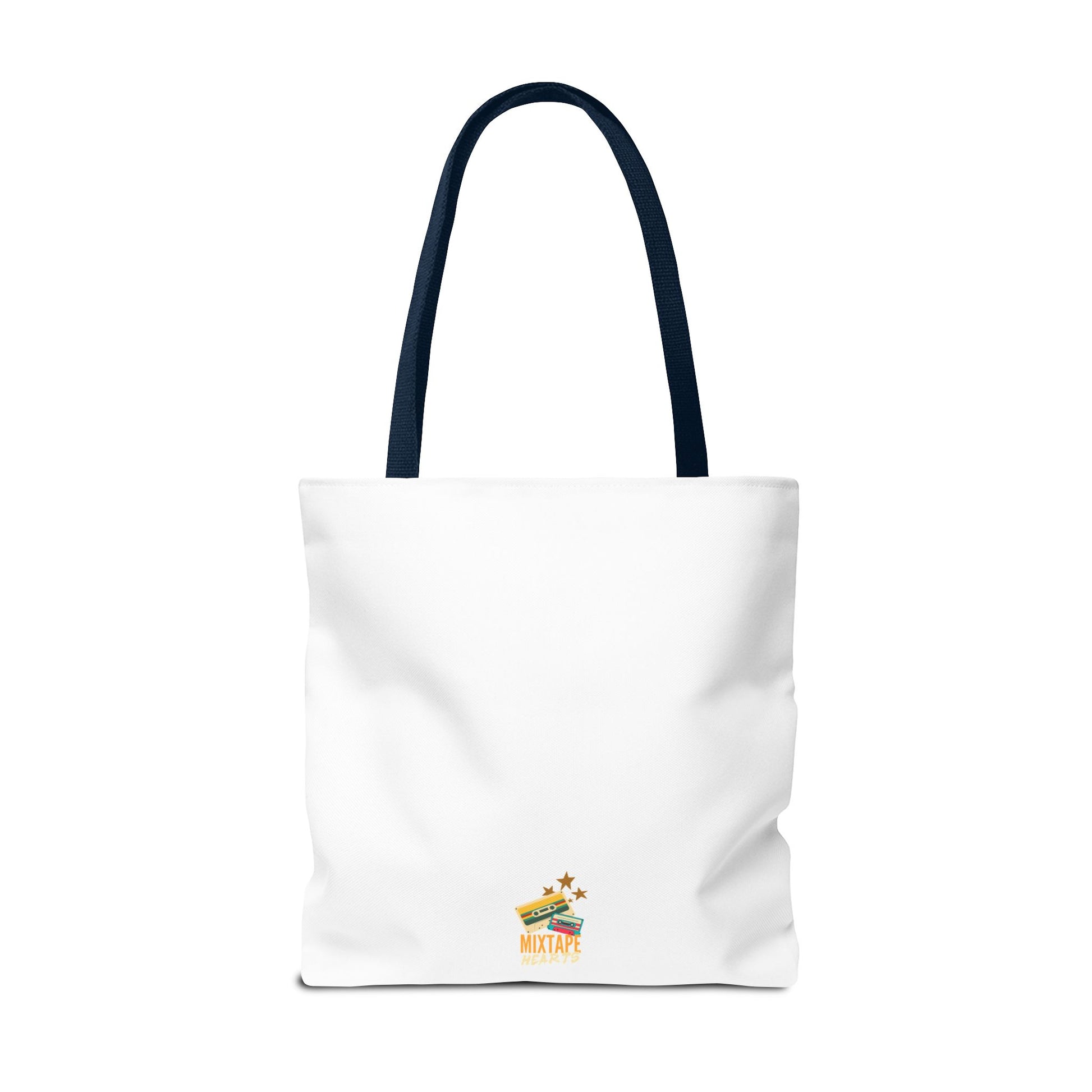 "Addicted to You" – Emotional Baggage Carry-All Tote | Pop Art Style, Gift for Music Lovers, Stylish Canvas Bag for Shopping, Fun Everyday Use, Unique [...] - Mixtape Hearts
