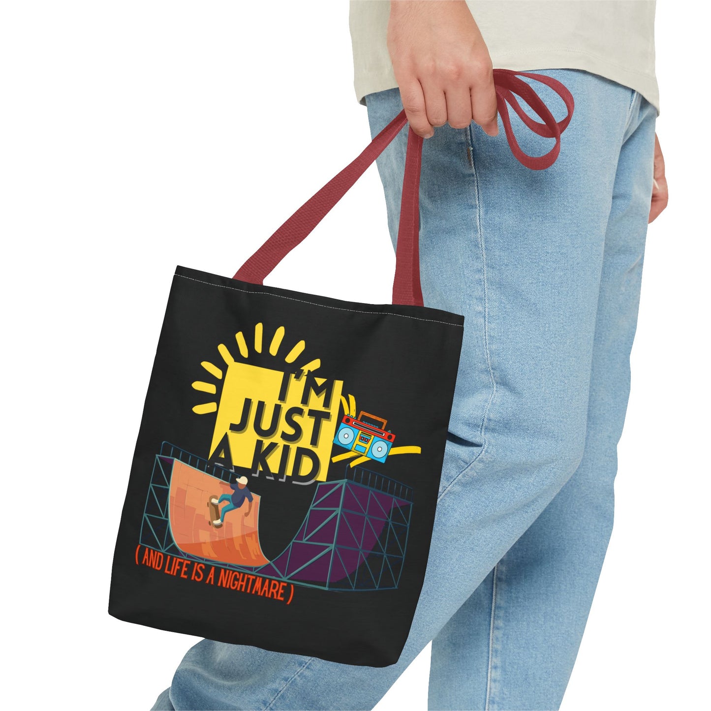 “I’m Just a Kid” Emotional Baggage Tote - Mixtape Hearts