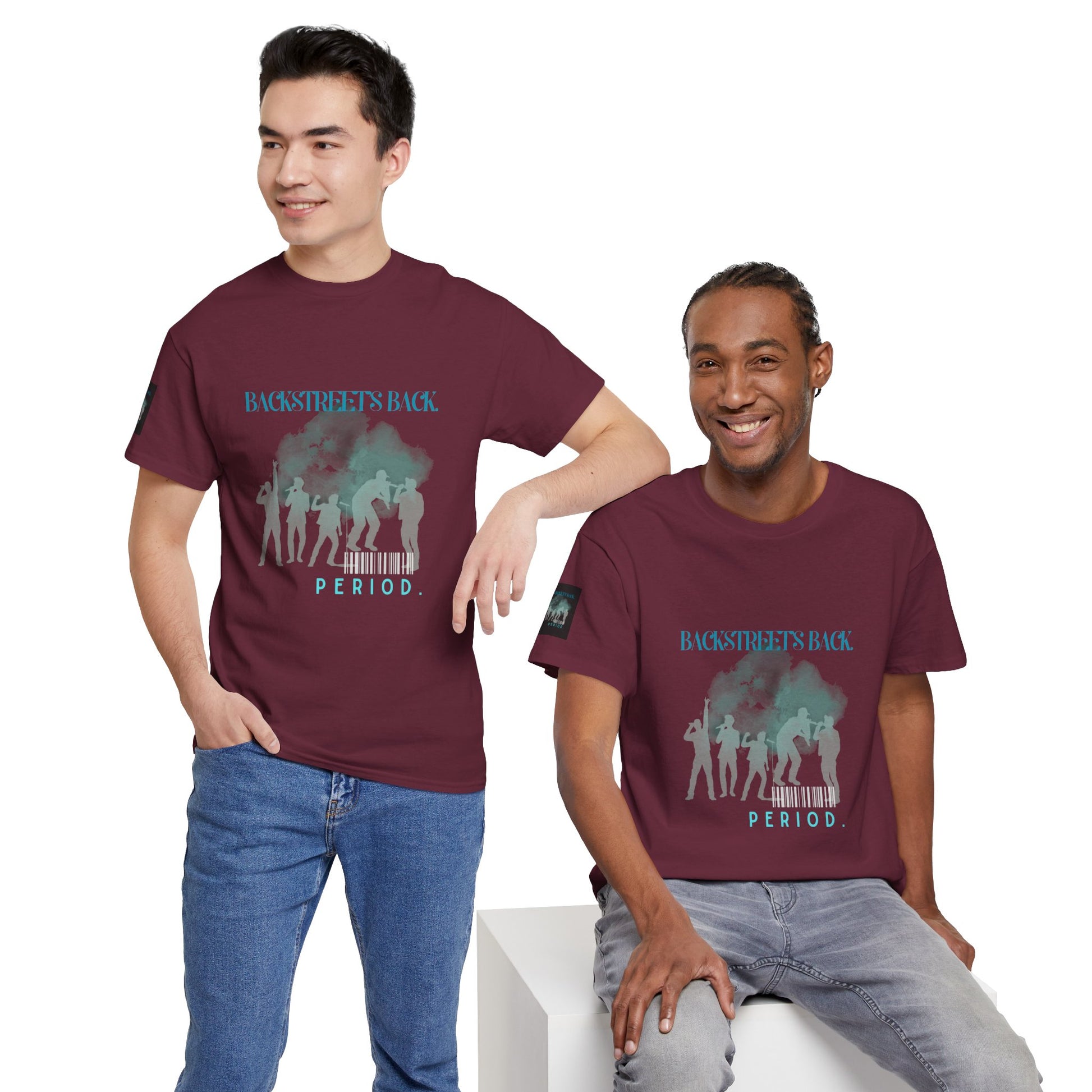 90s Pop Nostalgia Unisex Tee - Backstreet's Back Design - Mixtape Hearts