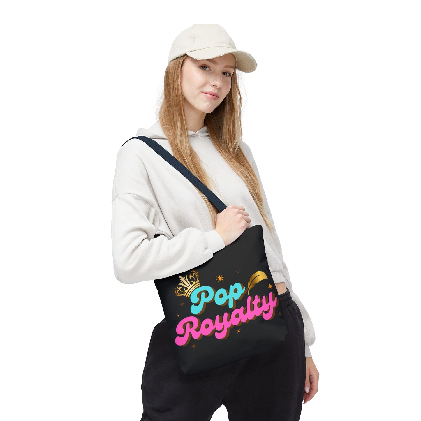 Pop Royalty – Nostalgic Music Tote - Mixtape Hearts