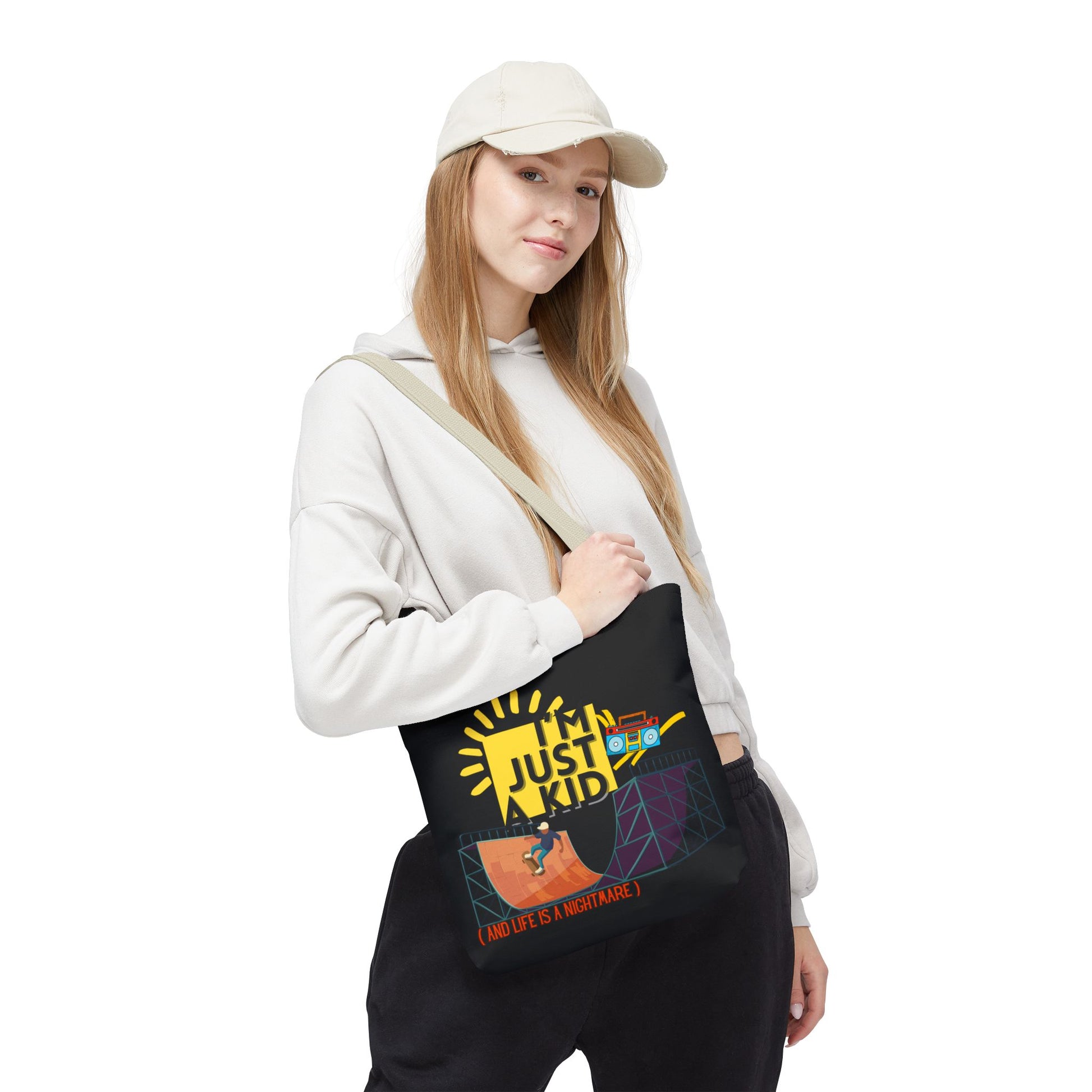 “I’m Just a Kid” Emotional Baggage Tote - Mixtape Hearts