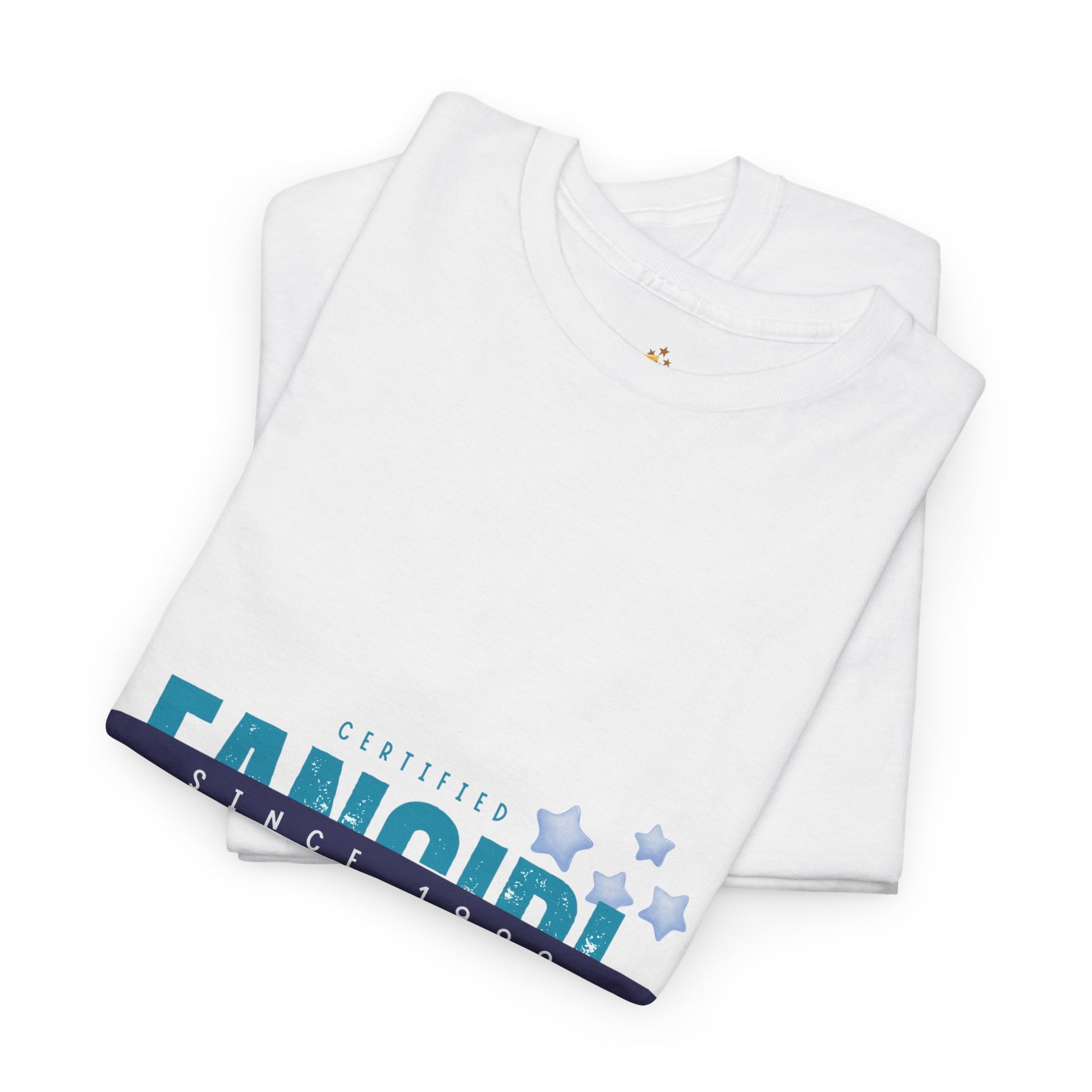 Certified Fangirl Since 1999 – Retro Pop Music Tee, Casual Tee, Graphic T-Shirt, Gift for Fans, Summer Wear, Everyday Comfort - Mixtape Hearts