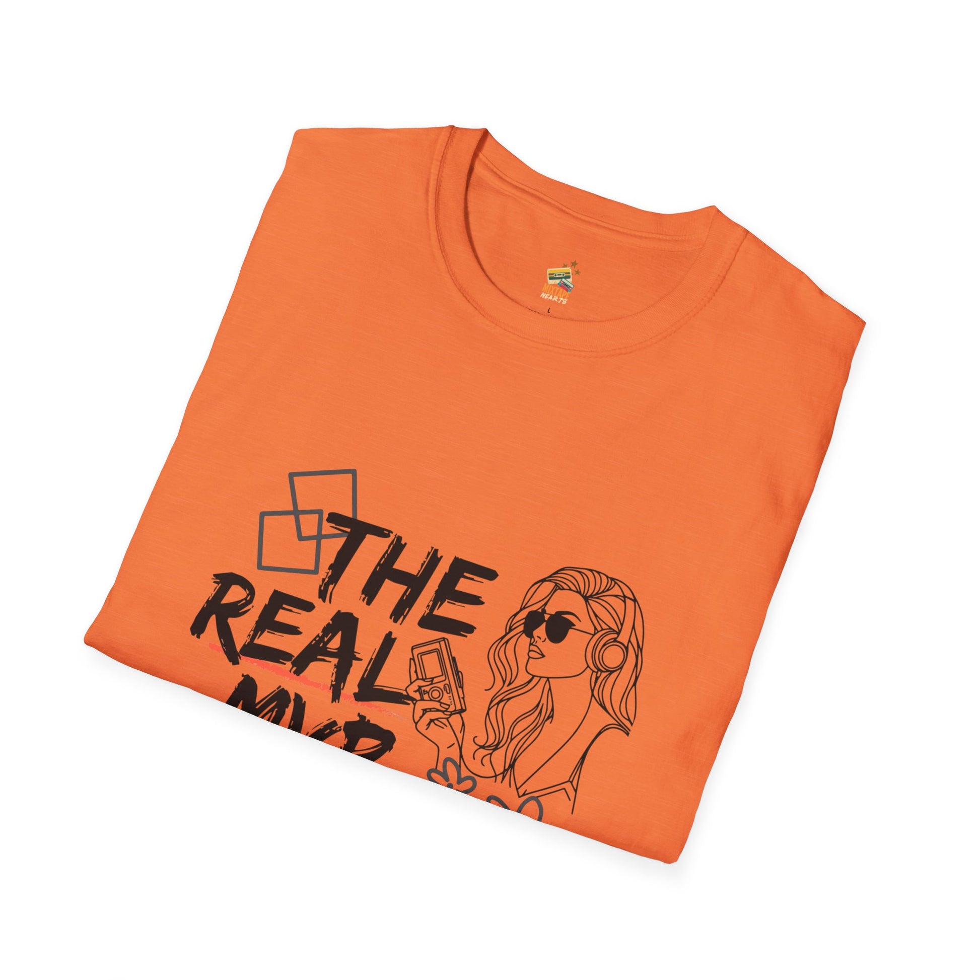 The Real MVP: My Walkman – 90s Nostalgia Unisex Tee| Gift for Walkman Fans, Vintage Style Tee, Casual Wear, Concert Outfit, Unisex Apparel - Mixtape Hearts