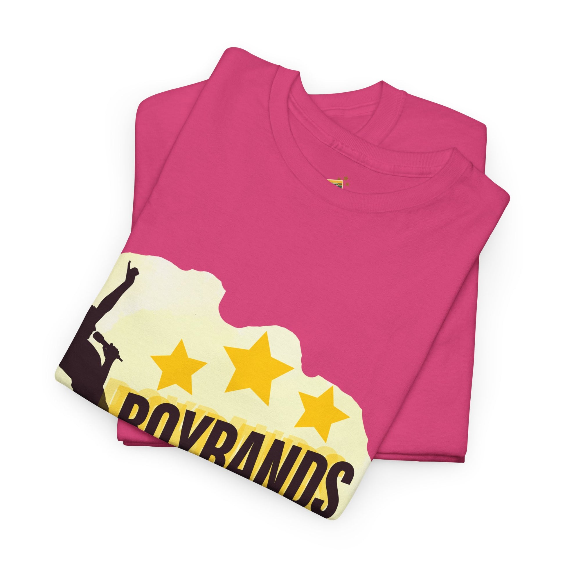 Boybands Raised Me Better Than School – Retro Fan Tee – Retro Pop Music Tee, Casual Tee, Graphic T-Shirt, Gift for Fans, Summer Wear, Everyday Comfort - Mixtape Hearts