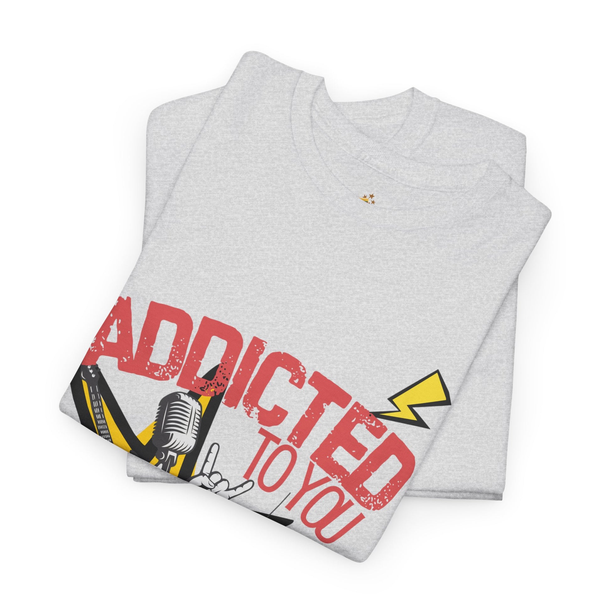 "Addicted to You" – Sad Songs & Soft Cotton Tee | Casual Graphic Tee, Gift for Music Lovers, Trendy Streetwear, Comfortable Everyday Wear, [...] - Mixtape Hearts