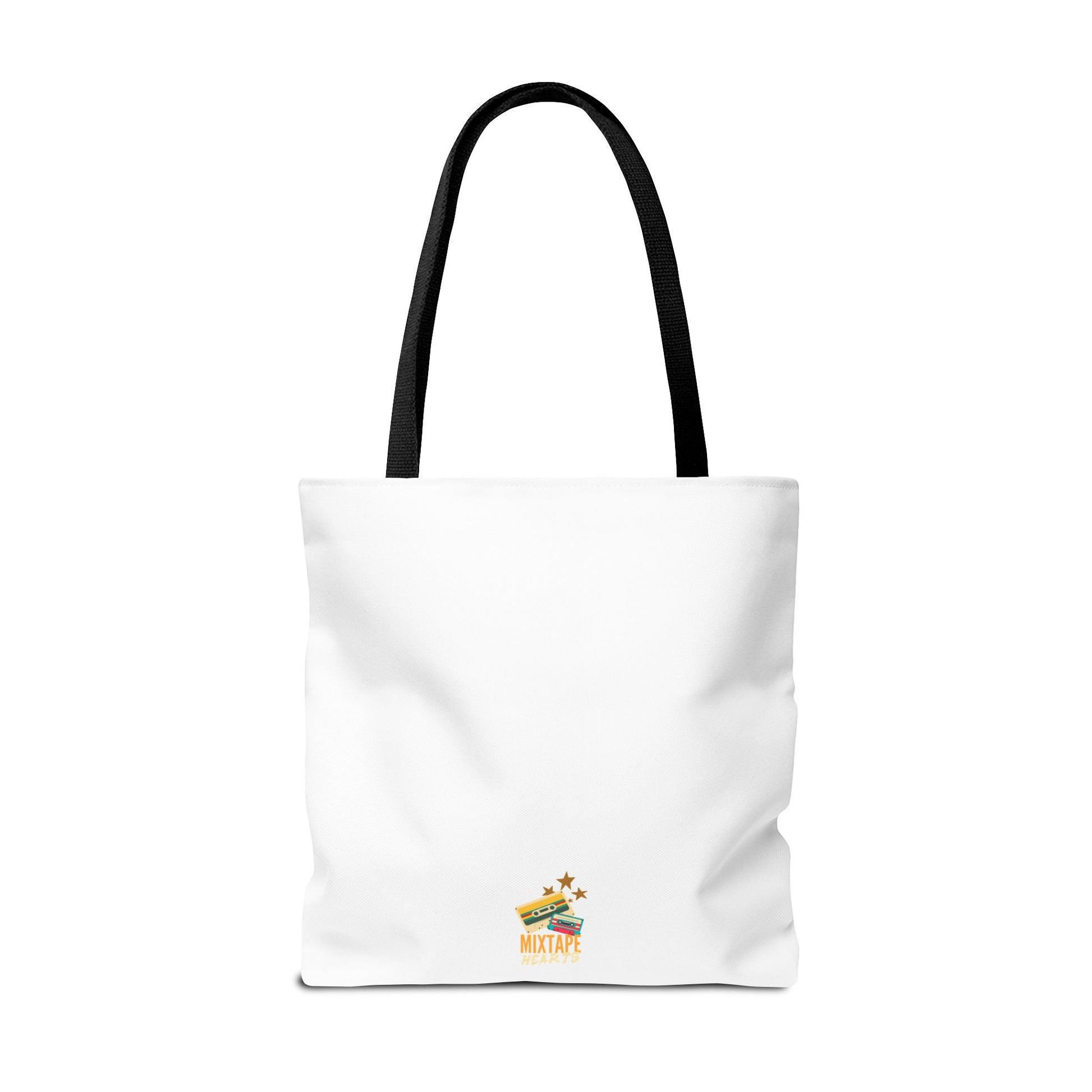 "Addicted to You" – Emotional Baggage Carry-All Tote | Pop Art Style, Gift for Music Lovers, Stylish Canvas Bag for Shopping, Fun Everyday Use, Unique [...] - Mixtape Hearts