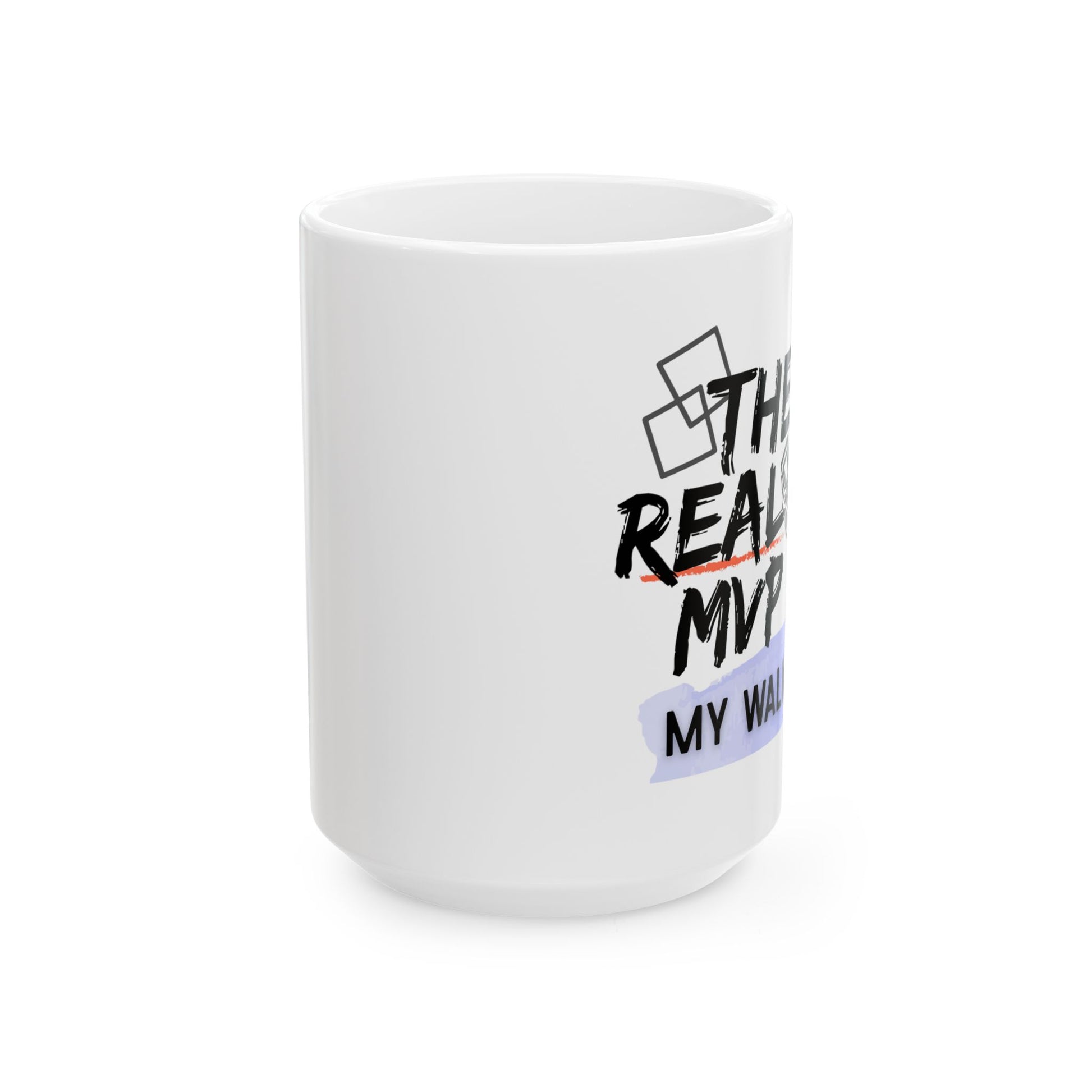 The Real MVP: My Walkman – Vintage 90s Coffee Mug - Fun Coffee Cup for Moms, Gifts for Mother's Day, Personalized Drinkware, Funny Mama Mug, Everyday Use - Mixtape Hearts