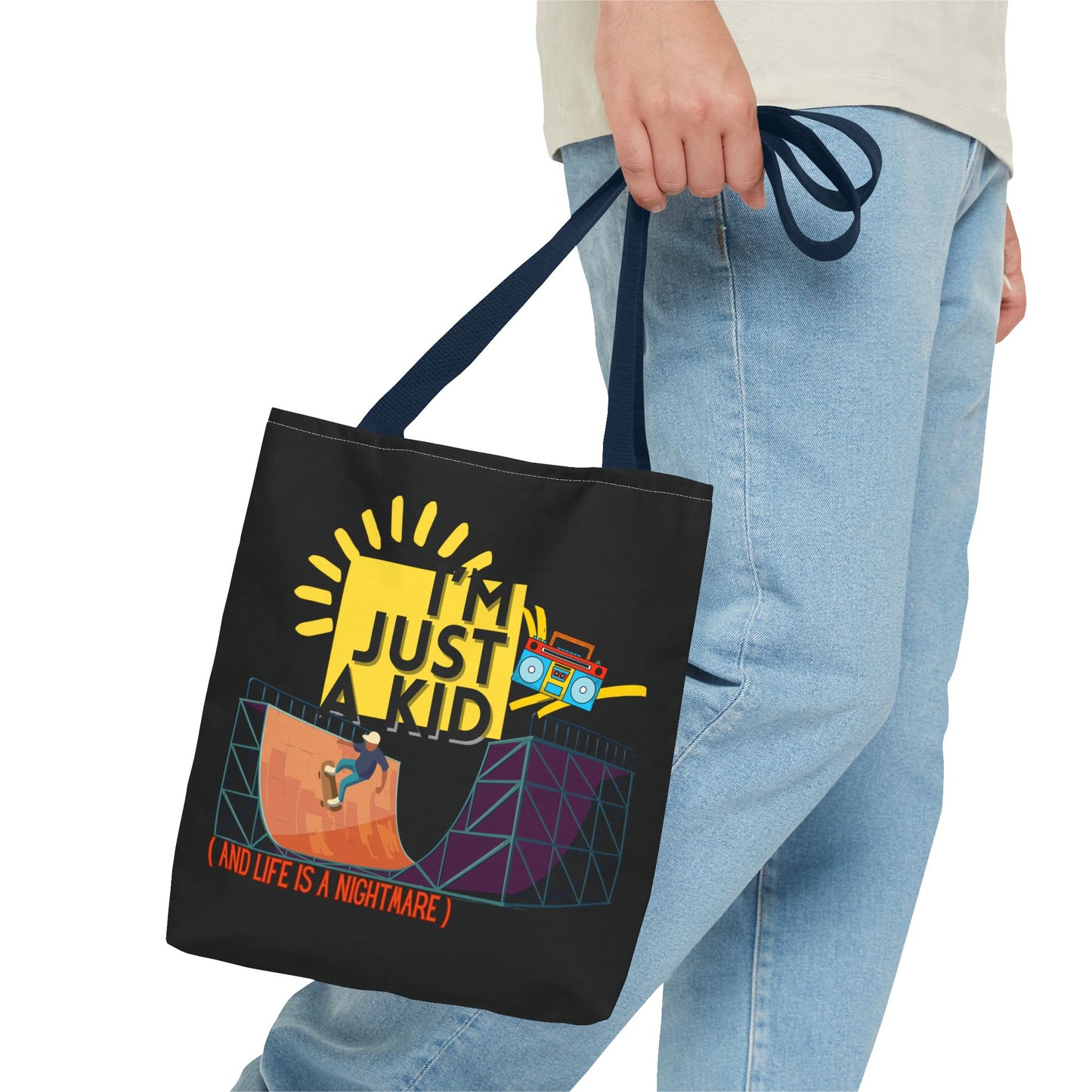 “I’m Just a Kid” Emotional Baggage Tote - Mixtape Hearts