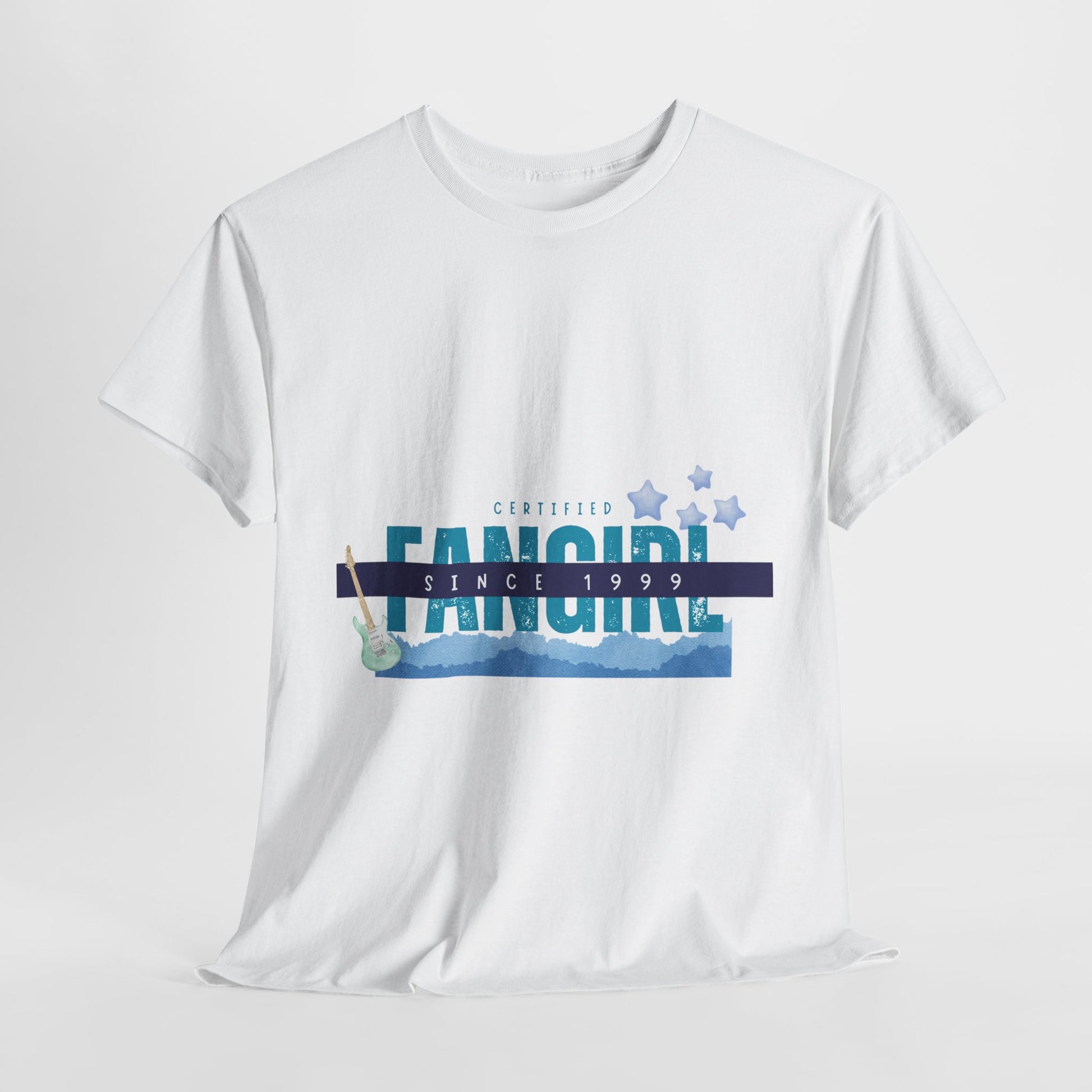 Certified Fangirl Since 1999 – Retro Pop Music Tee, Casual Tee, Graphic T-Shirt, Gift for Fans, Summer Wear, Everyday Comfort - Mixtape Hearts