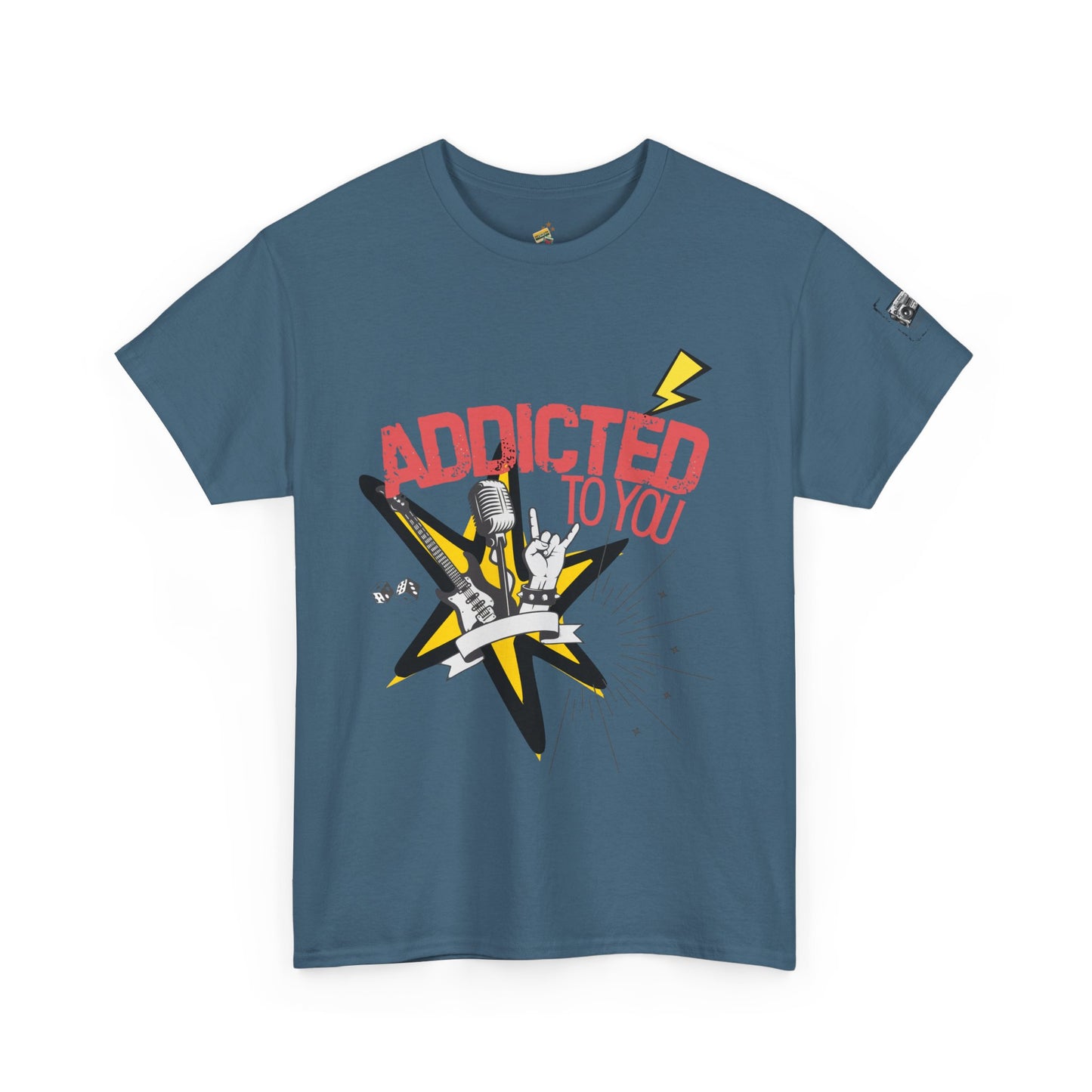"Addicted to You" – Sad Songs & Soft Cotton Tee | Casual Graphic Tee, Gift for Music Lovers, Trendy Streetwear, Comfortable Everyday Wear, [...] - Mixtape Hearts