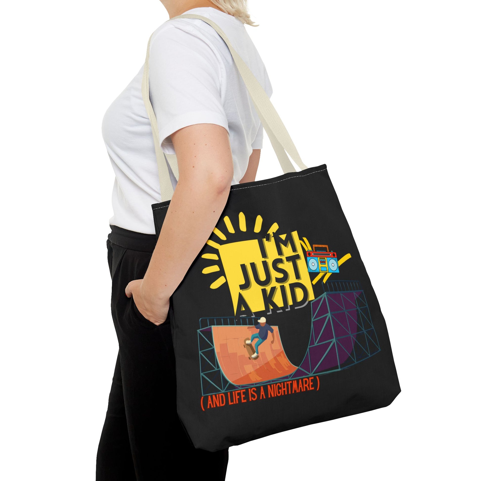 “I’m Just a Kid” Emotional Baggage Tote - Mixtape Hearts