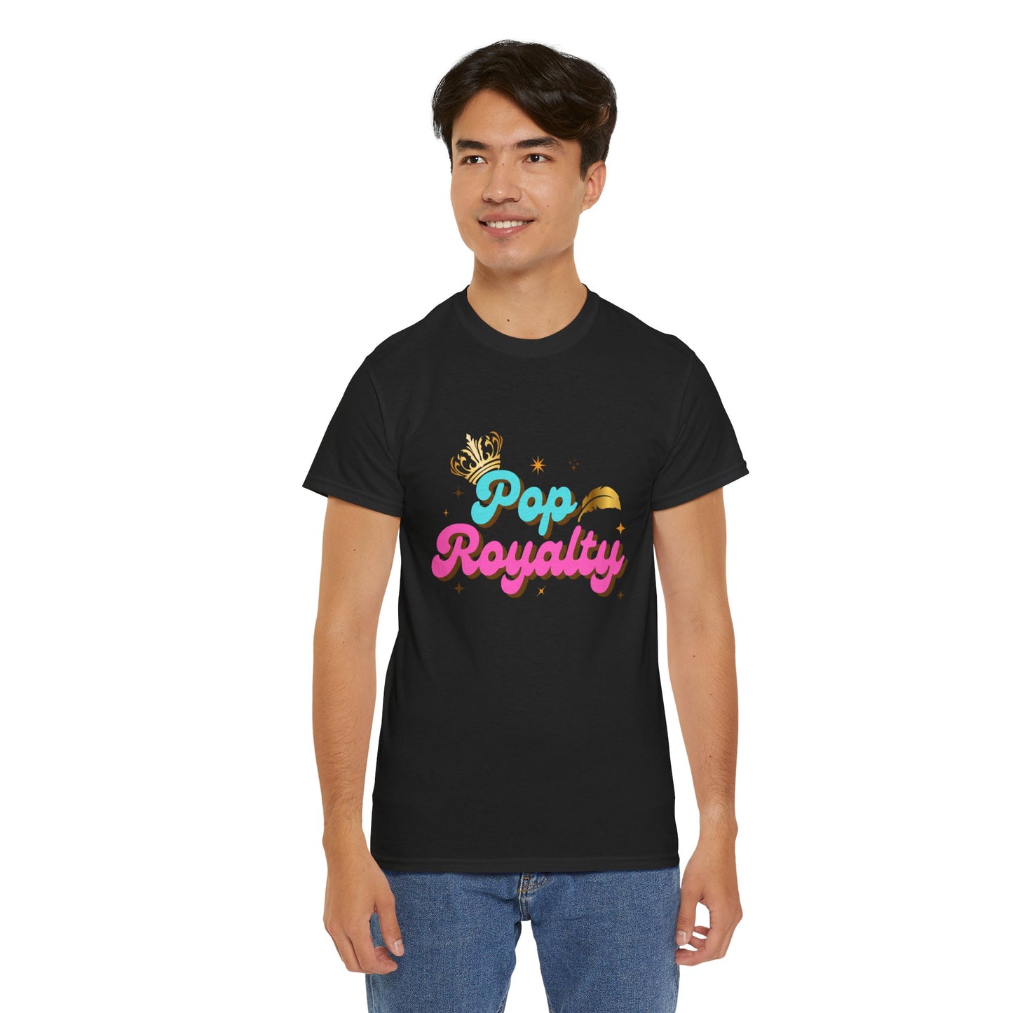 Pop Royalty – Unisex T-Shirt, Retro Pop Music Tee, Casual Tee, Graphic T-Shirt, Gift for Fans, Summer Wear, Everyday Comfort