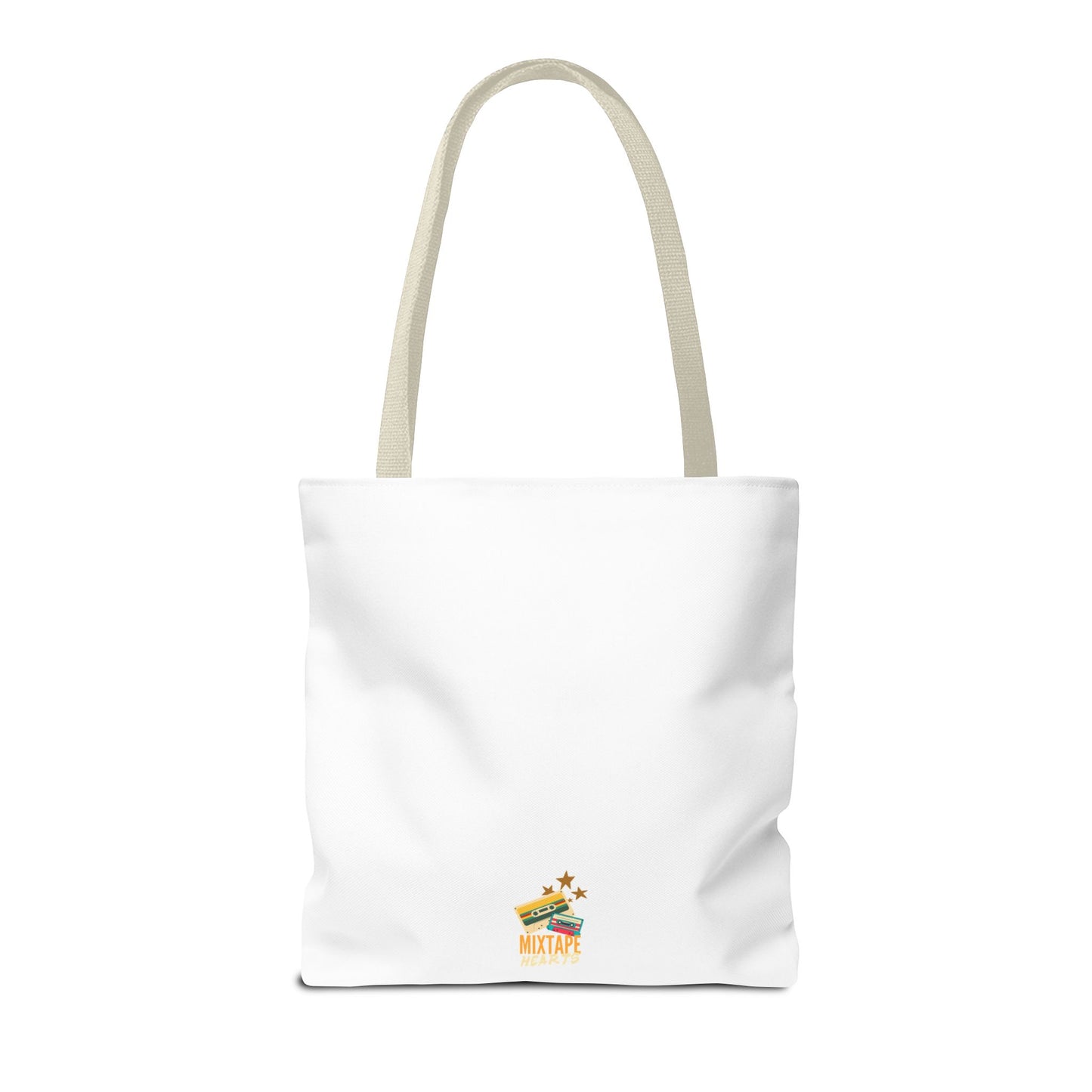 Too Many Posters, Not Enough Wall – Fangirl Era Tote Bag - AOP, Fun and Stylish, Perfect for Music Lovers, Gift for Friends, Everyday Use, Beach Bag, Eco-Friendly - Mixtape Hearts