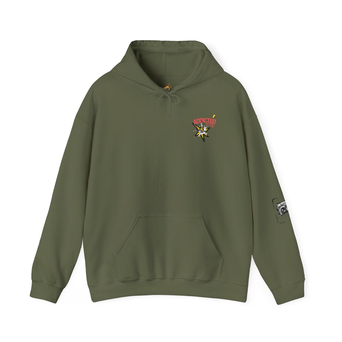 "Addicted to You" – Hoodie for the Lovesick & Lyrical - Addicted to You, Cute Gift for Her, Stylish Streetwear, Cozy Layering Piece, Unique Graphic Hoodie