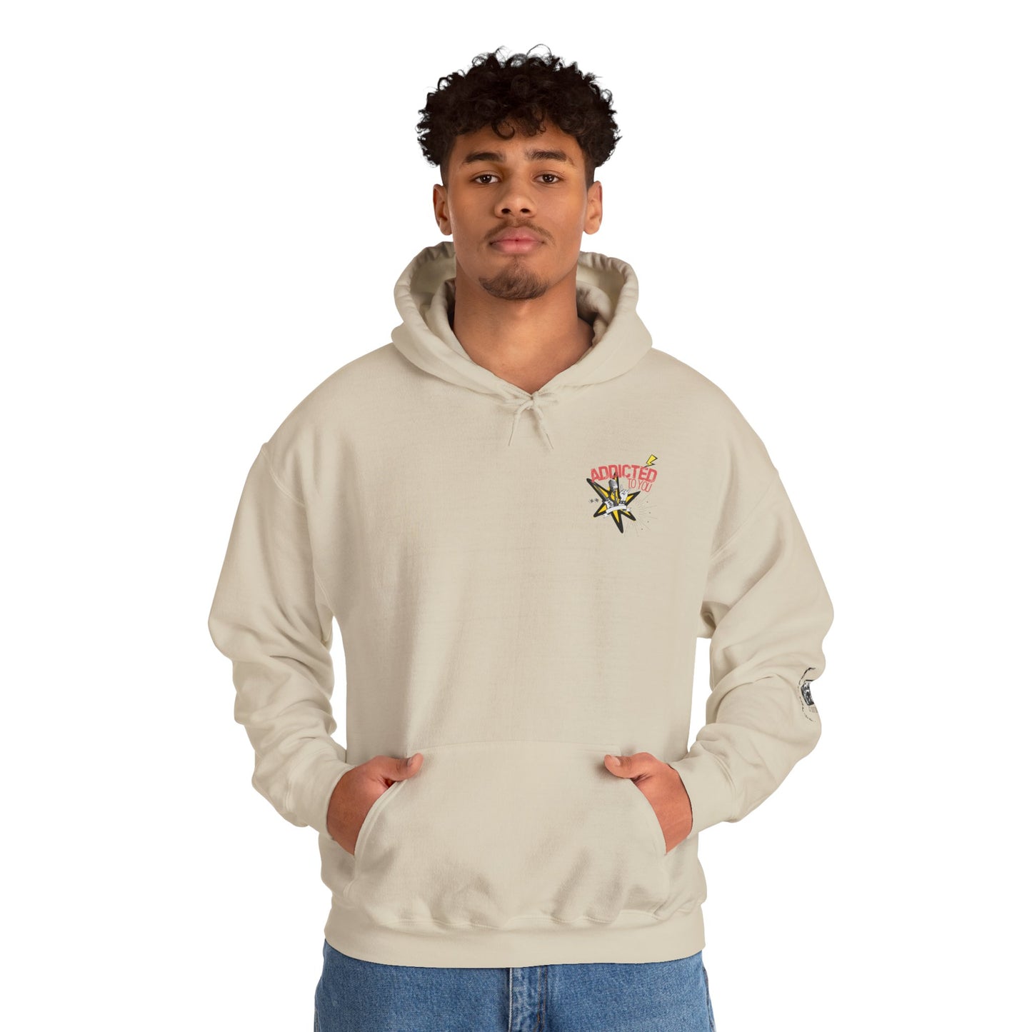 "Addicted to You" – Hoodie for the Lovesick & Lyrical - Addicted to You, Cute Gift for Her, Stylish Streetwear, Cozy Layering Piece, Unique Graphic Hoodie