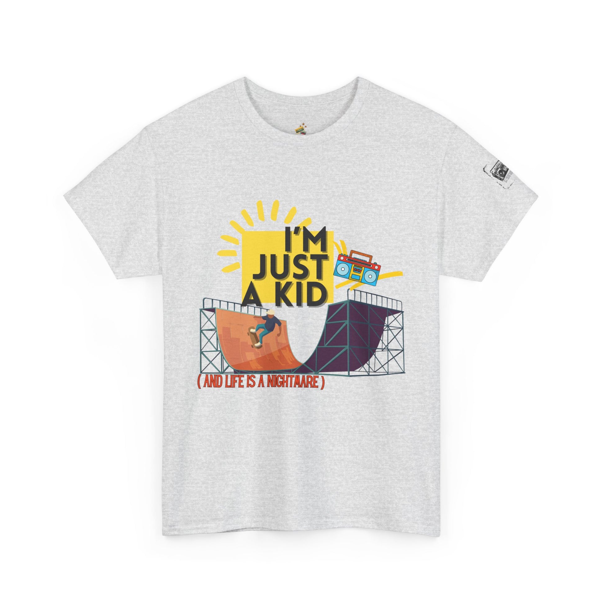 “I’m Just a Kid” – 90s Pop Punk Throwback Tee - Perfect for Concerts, Parties, Casual Wear, Outdoor Activities, Gifts - Mixtape Hearts