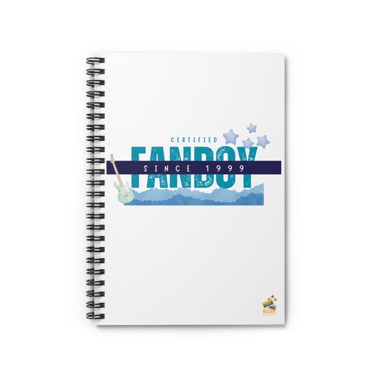 Certified Fanboy Since 1999 – Nostalgia-Inspired Journal - Cute Stationery, Journal for Fans, Gift for Creatives, School Supplies, Writing Journal - Mixtape Hearts