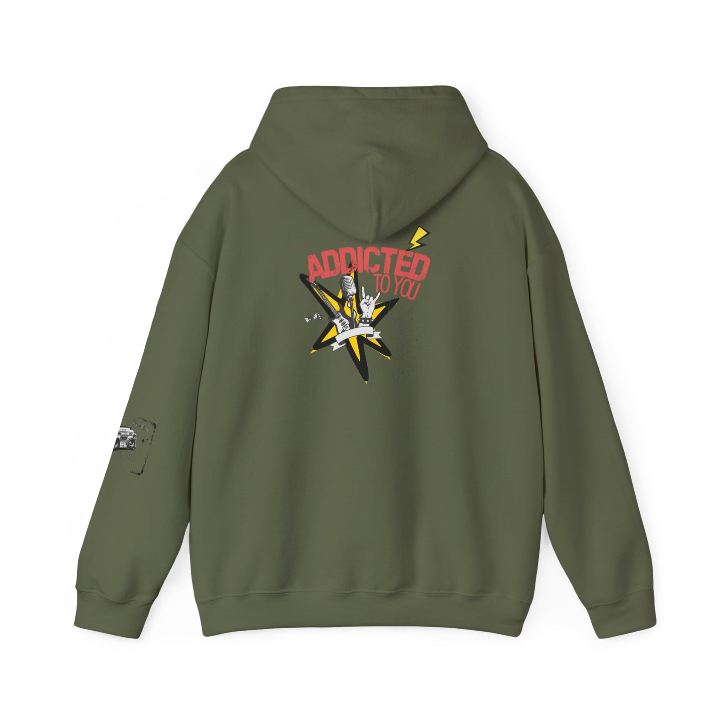 "Addicted to You" – Hoodie for the Lovesick & Lyrical - Addicted to You, Cute Gift for Her, Stylish Streetwear, Cozy Layering Piece, Unique Graphic Hoodie