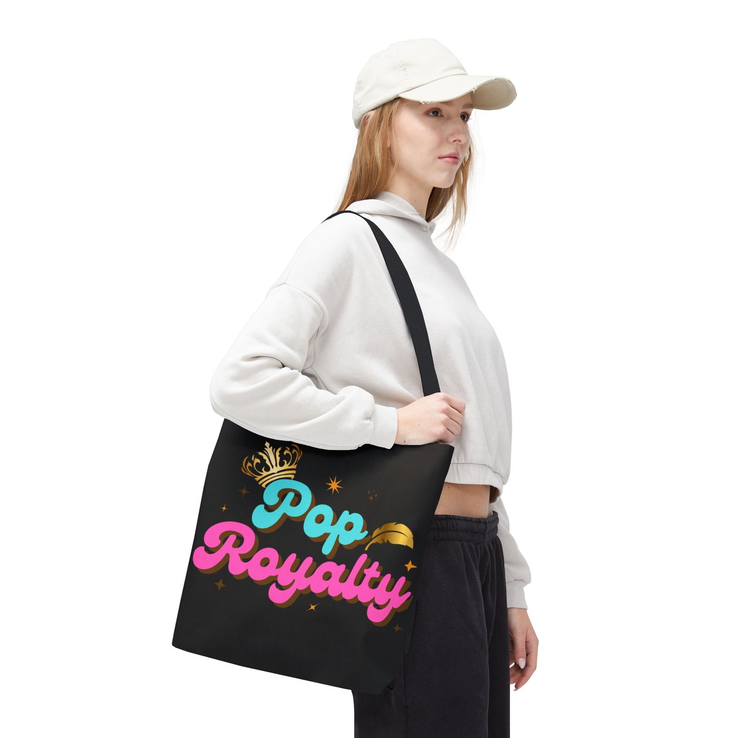 Pop Royalty – Nostalgic Music Tote - Mixtape Hearts
