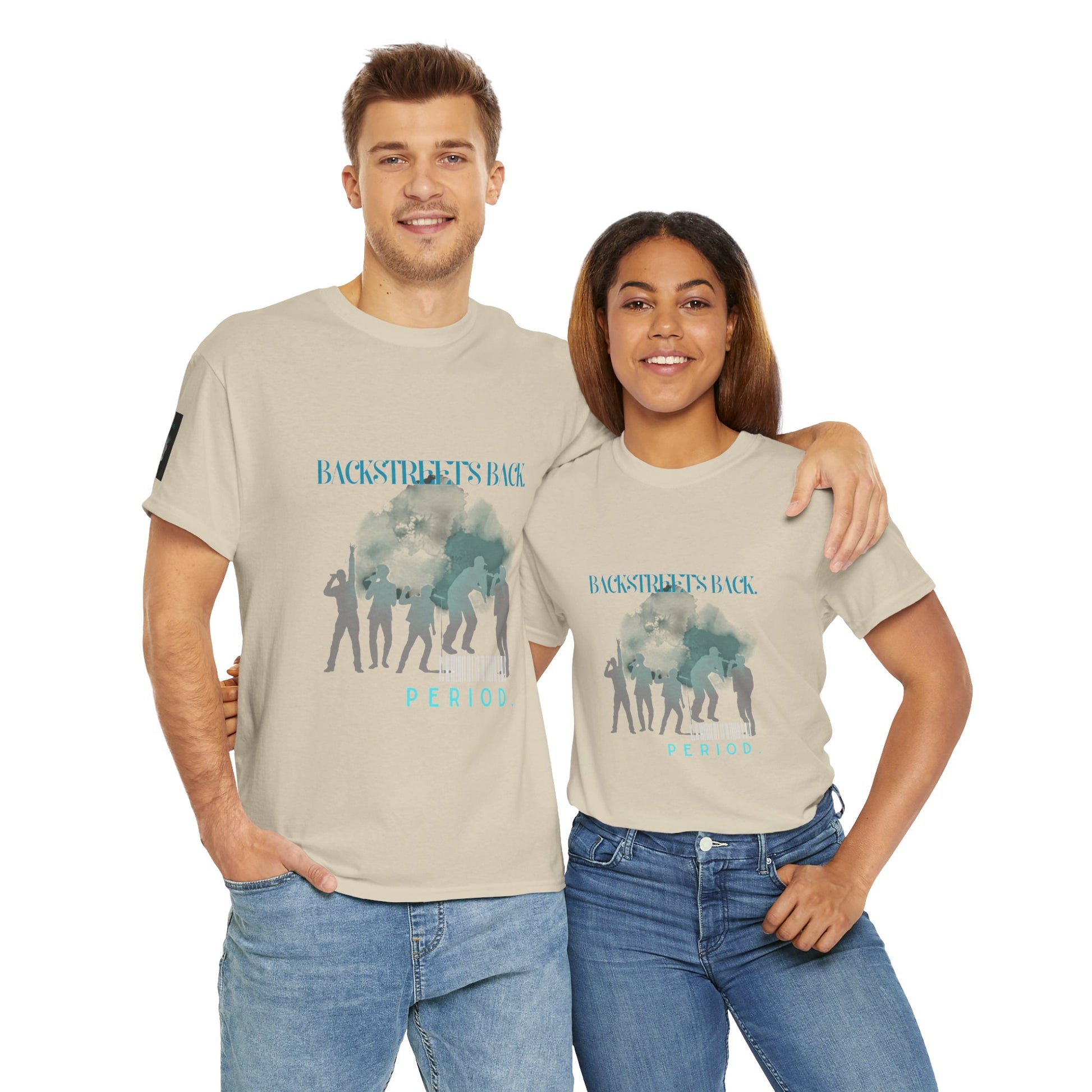 90s Pop Nostalgia Unisex Tee - Backstreet's Back Design - Mixtape Hearts