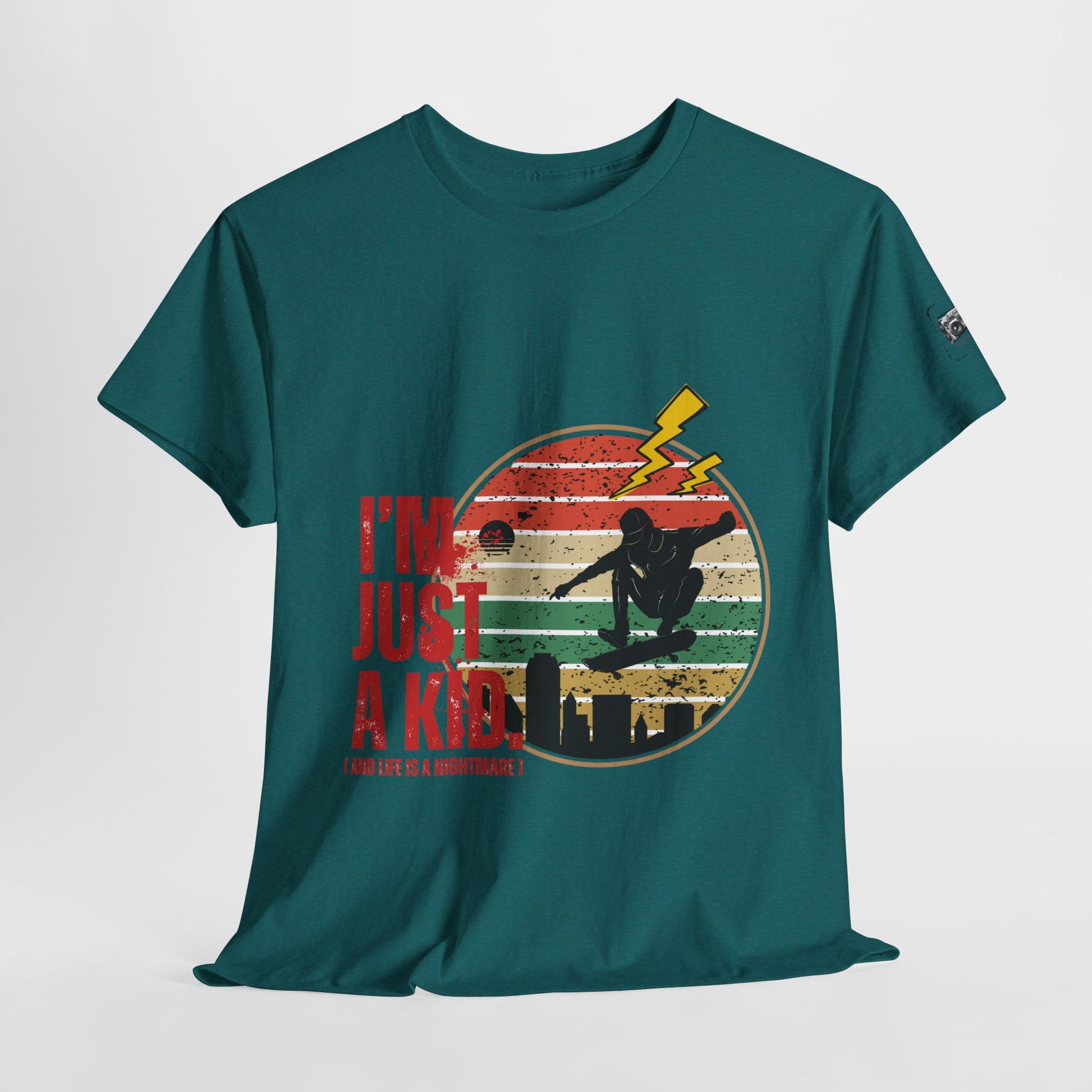 I’m Just a Kid T-Shirt – 2000s Pop Punk Graphic Tee Inspired by Simple Plan, Unisex Cotton T-Shirt, Gift for Young Explorers, Playful Design for All Ages - Mixtape Hearts