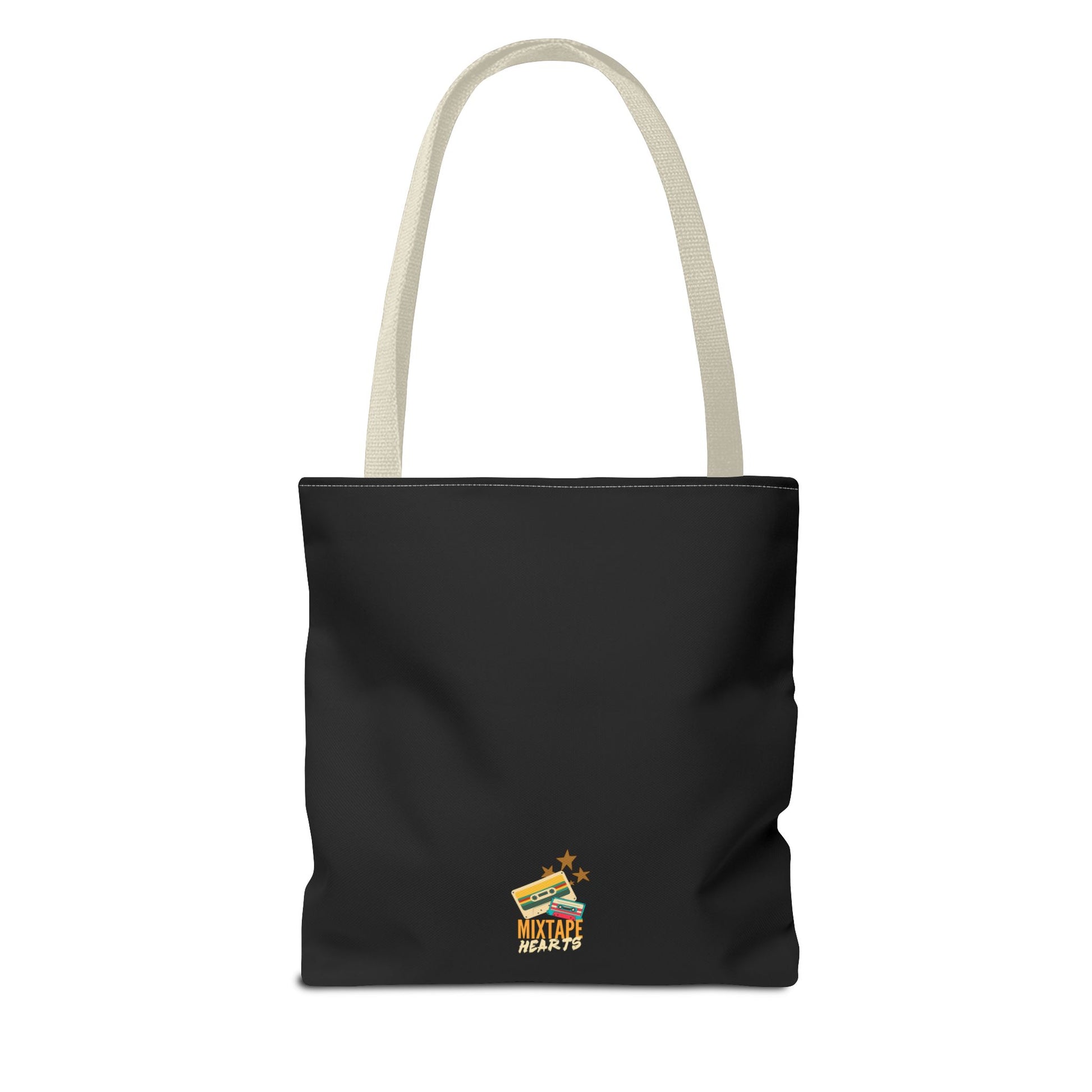 "Addicted to You" – Emotional Baggage Carry-All Tote, Music Lover Gift, Rock & Roll Style, Concert Tote, Gift for Him/Her, Festival Essentials - Mixtape Hearts