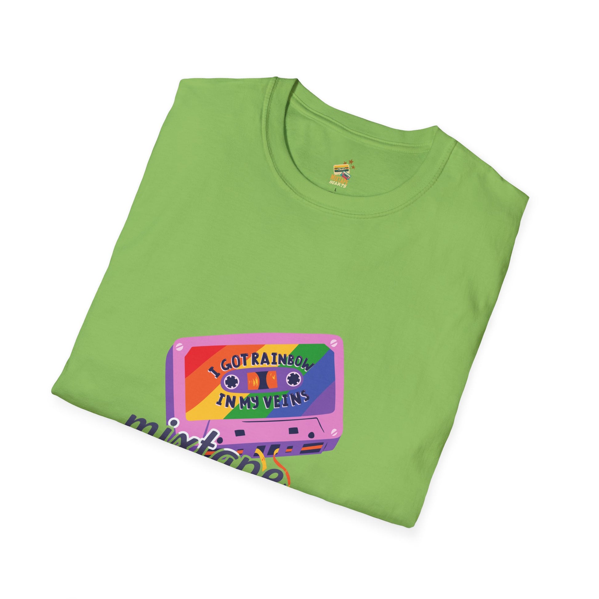 Raised on Boybands & Burnt CDs – Unisex T-Shirt– 90s Nostalgia Unisex Tee| Gift for Walkman Fans, Vintage Style Tee, Casual Wear, Concert Outfit, Unisex Apparel - Mixtape Hearts