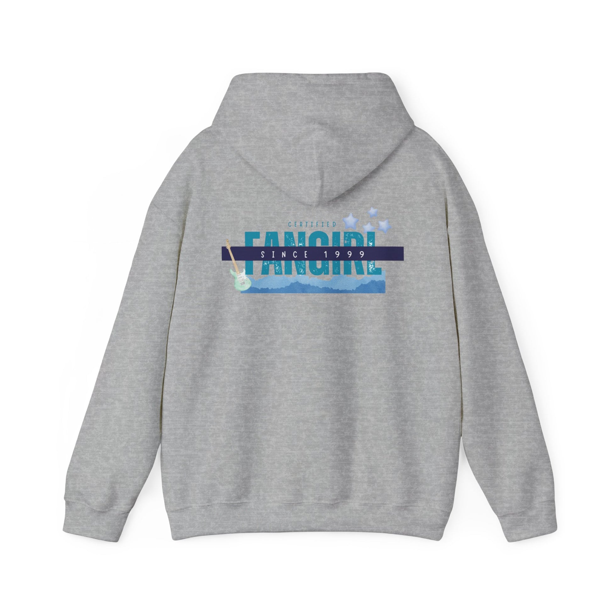 Certified Fangirl Since 1999 – Cozy Retro Hoodie – Stylish Streetwear, Cozy Layering Piece, Unique Graphic Hoodie - Mixtape Hearts