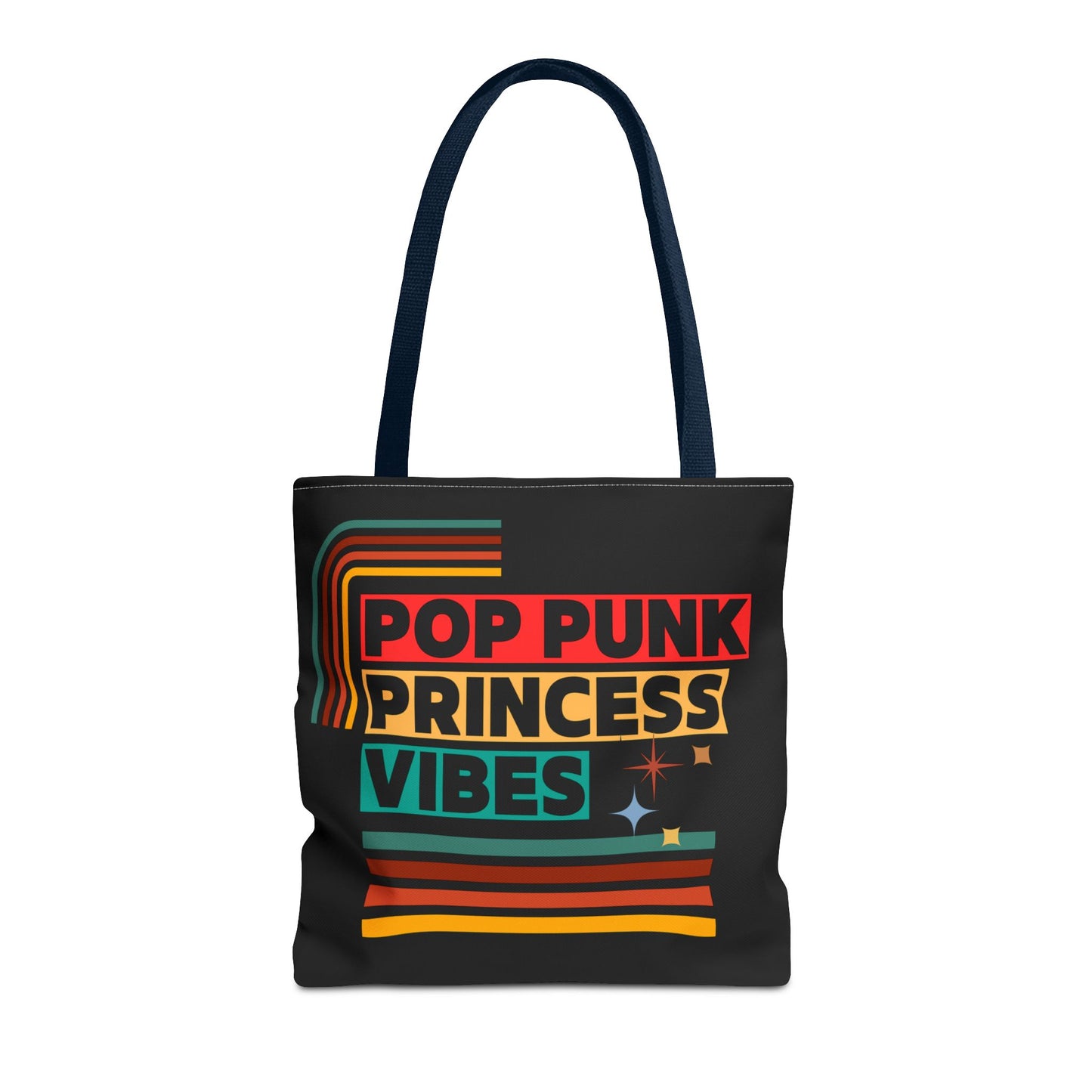 Pop Punk Princess Vibes – Loud & Cute Tote Bag – Emotional Era Tote Bag– Retro Music Tote – Pop Music Tote Bag – Nostalgic Music Tote - Mixtape Hearts