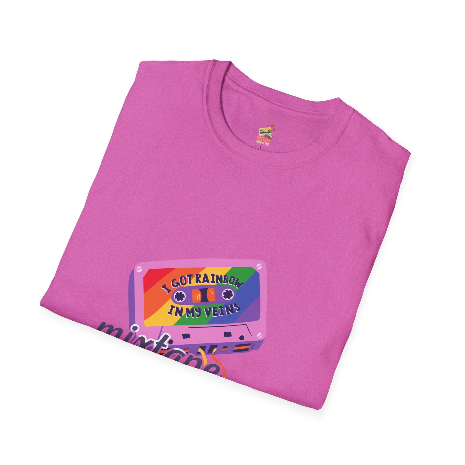 Raised on Boybands & Burnt CDs – Unisex T-Shirt– 90s Nostalgia Unisex Tee| Gift for Walkman Fans, Vintage Style Tee, Casual Wear, Concert Outfit, Unisex Apparel - Mixtape Hearts