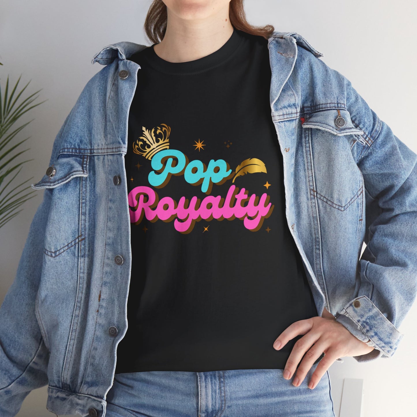 Pop Royalty – Unisex T-Shirt, Retro Pop Music Tee, Casual Tee, Graphic T-Shirt, Gift for Fans, Summer Wear, Everyday Comfort