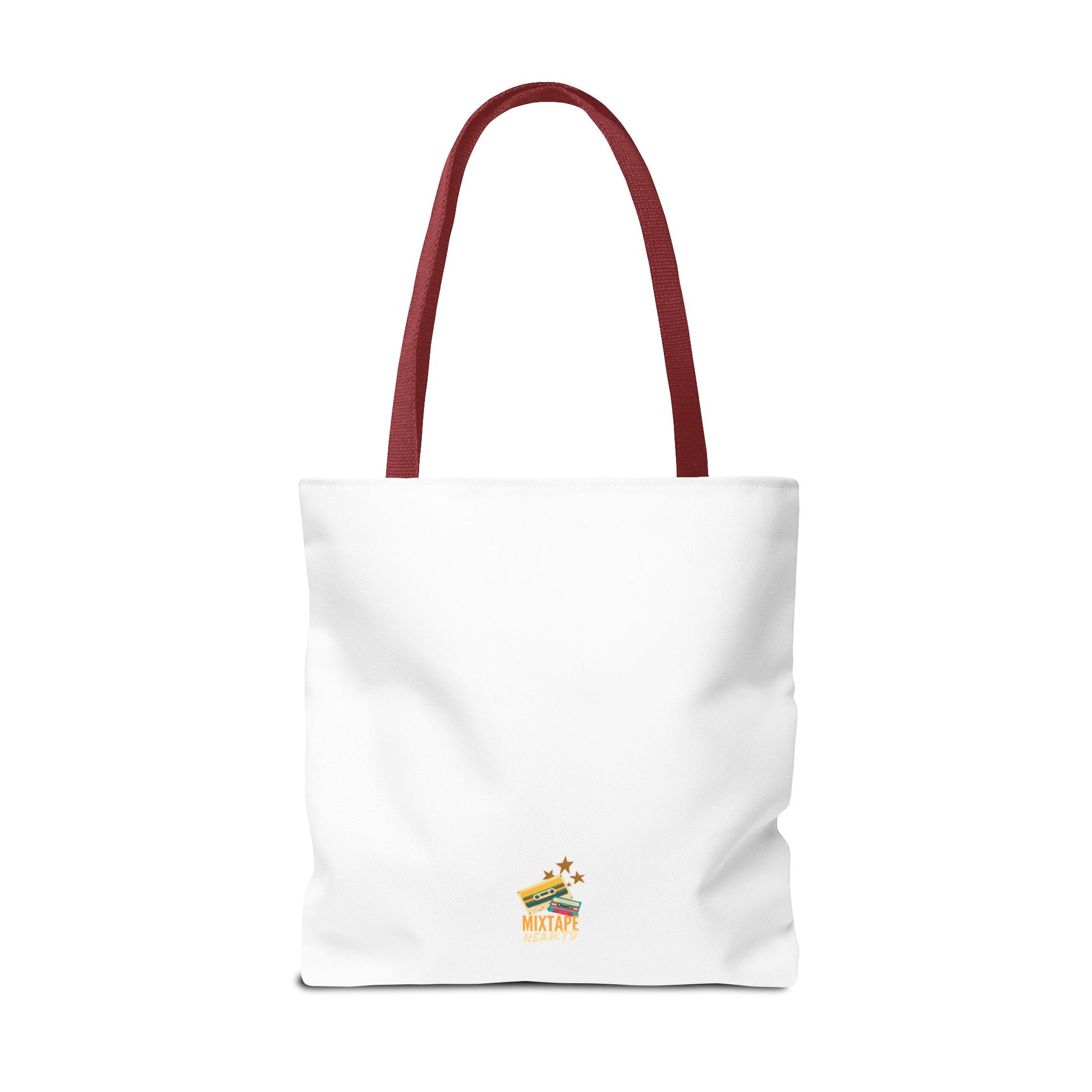 Boybands Raised Me Better Than School – Retro Music Tote, Nostalgic Music Tote, Cute Tote, Gift for Fangirls, Fan Merchandise, Artsy Bag, AOP Design - Mixtape Hearts