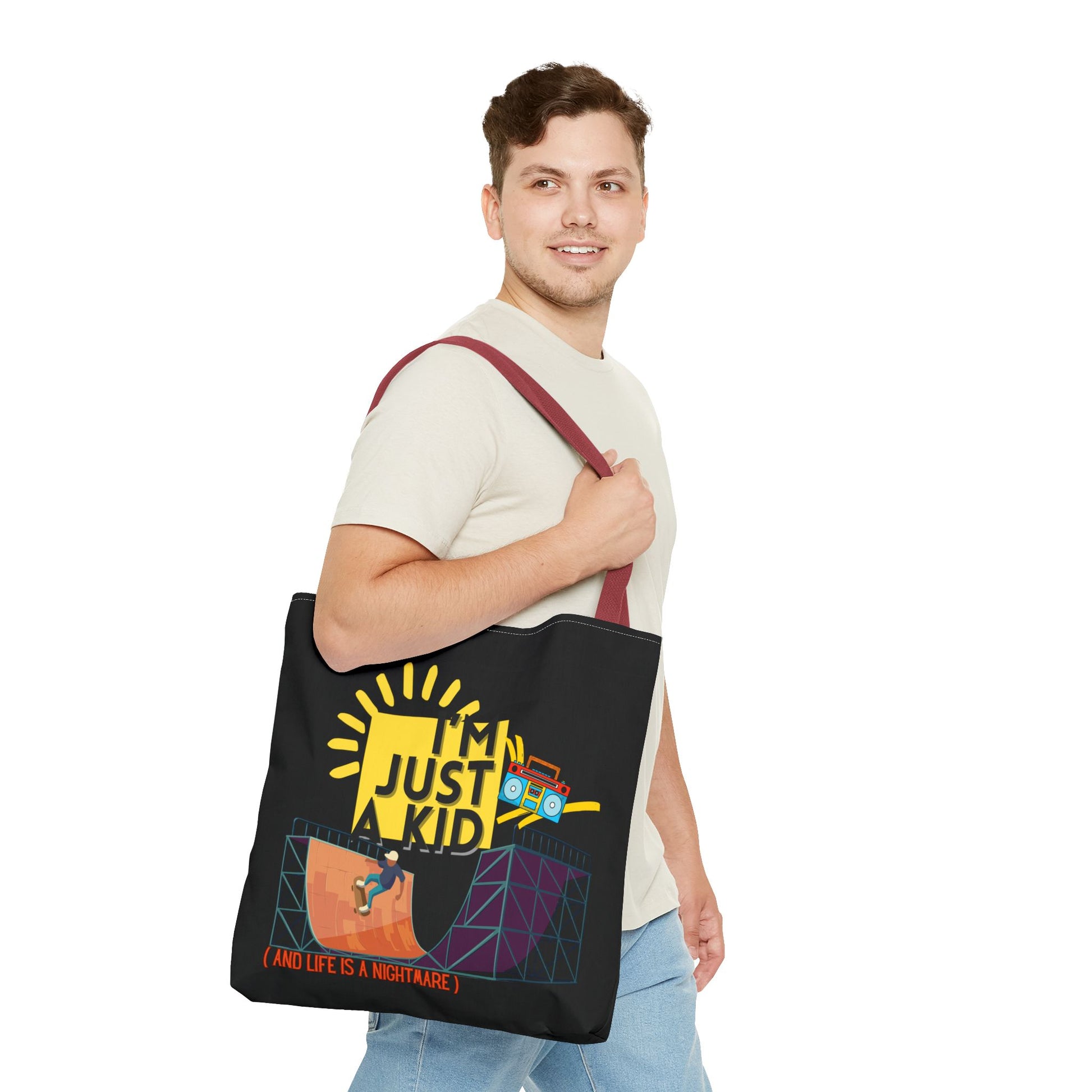 “I’m Just a Kid” Emotional Baggage Tote - Mixtape Hearts