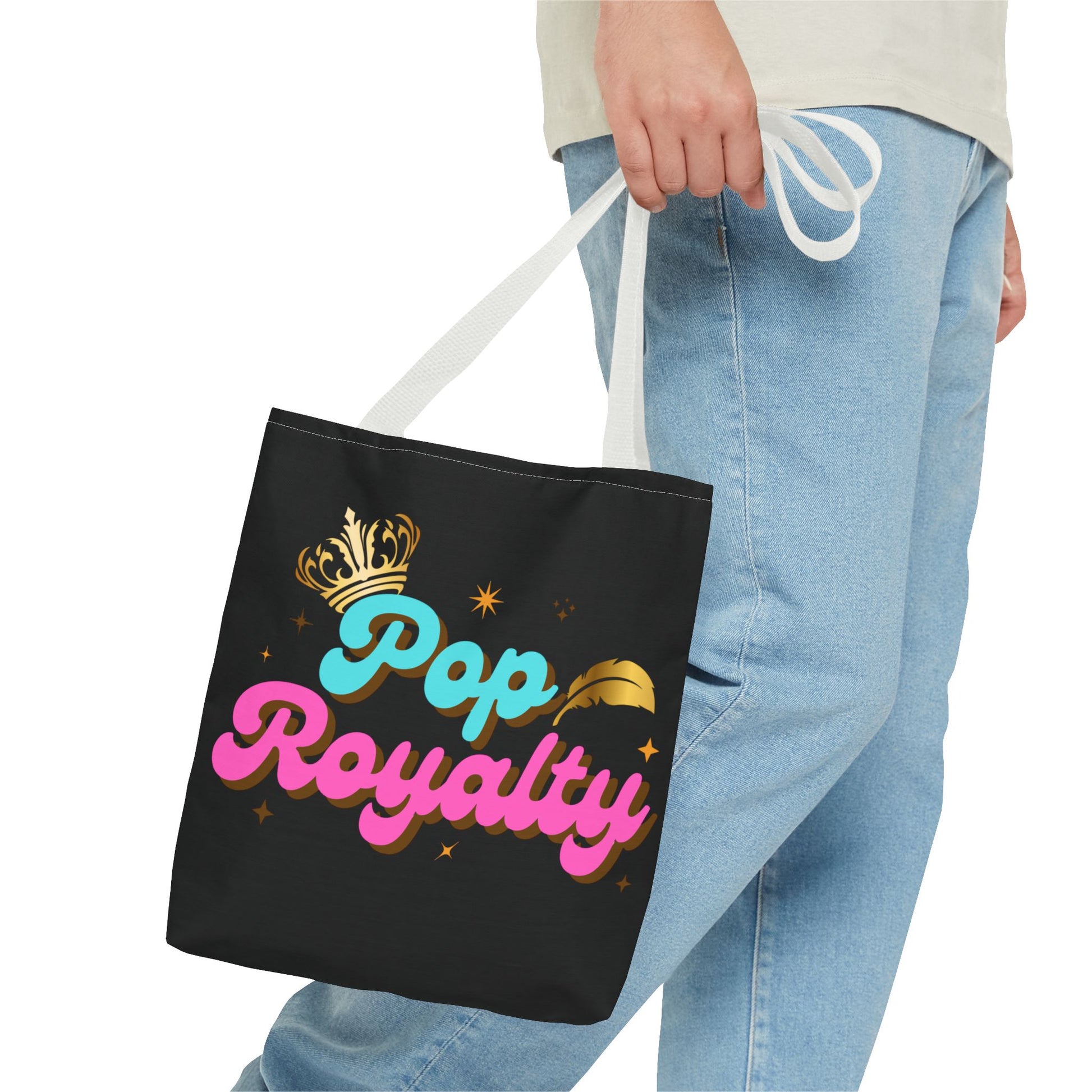 Pop Royalty – Nostalgic Music Tote - Mixtape Hearts
