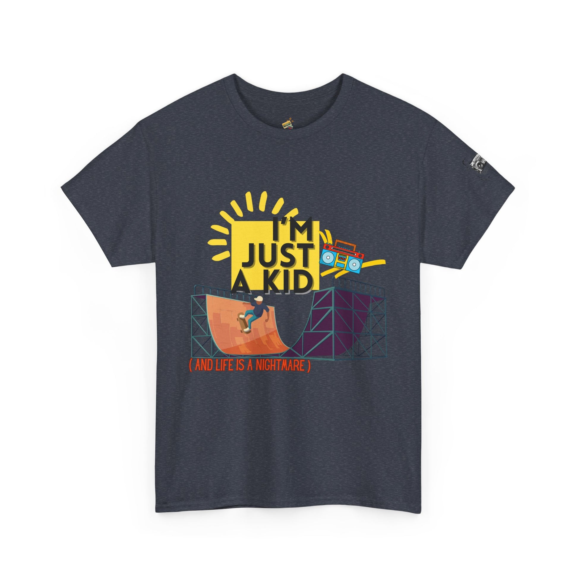 “I’m Just a Kid” – 90s Pop Punk Throwback Tee - Perfect for Concerts, Parties, Casual Wear, Outdoor Activities, Gifts - Mixtape Hearts
