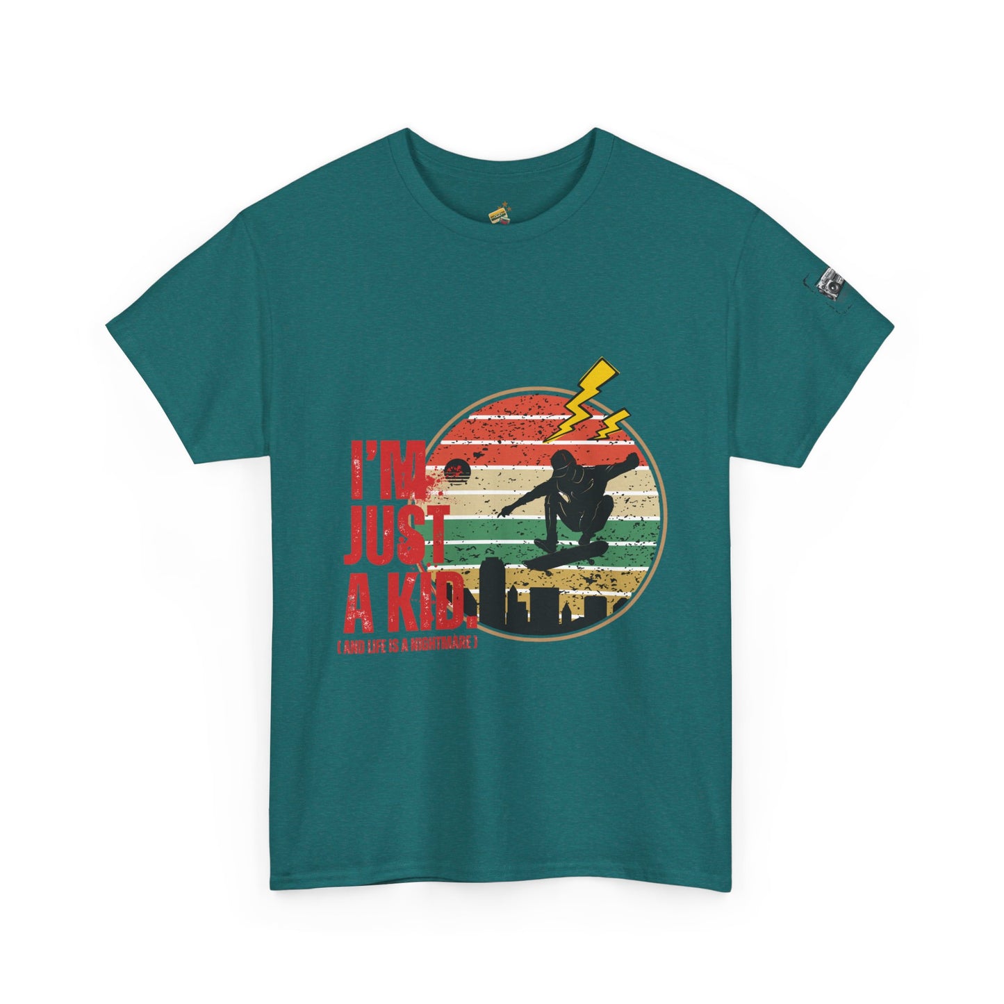 I’m Just a Kid T-Shirt – 2000s Pop Punk Graphic Tee Inspired by Simple Plan, Unisex Cotton T-Shirt, Gift for Young Explorers, Playful Design for All Ages - Mixtape Hearts