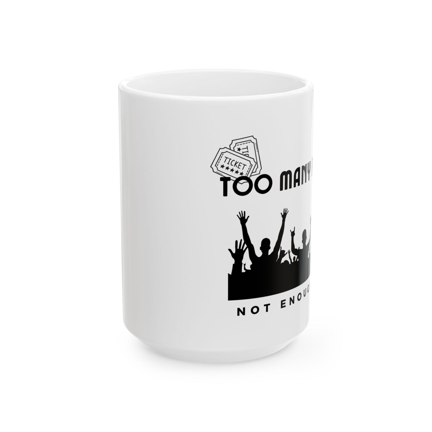 Too Many Posters, Not Enough Wall – Nostalgic Fangirl Mug– Vintage 90s Coffee Mug - Fun Coffee Cup for Moms, Gifts for Mother's Day, Personalized Drinkware, Funny Mama Mug, Everyday Use - Mixtape Hearts