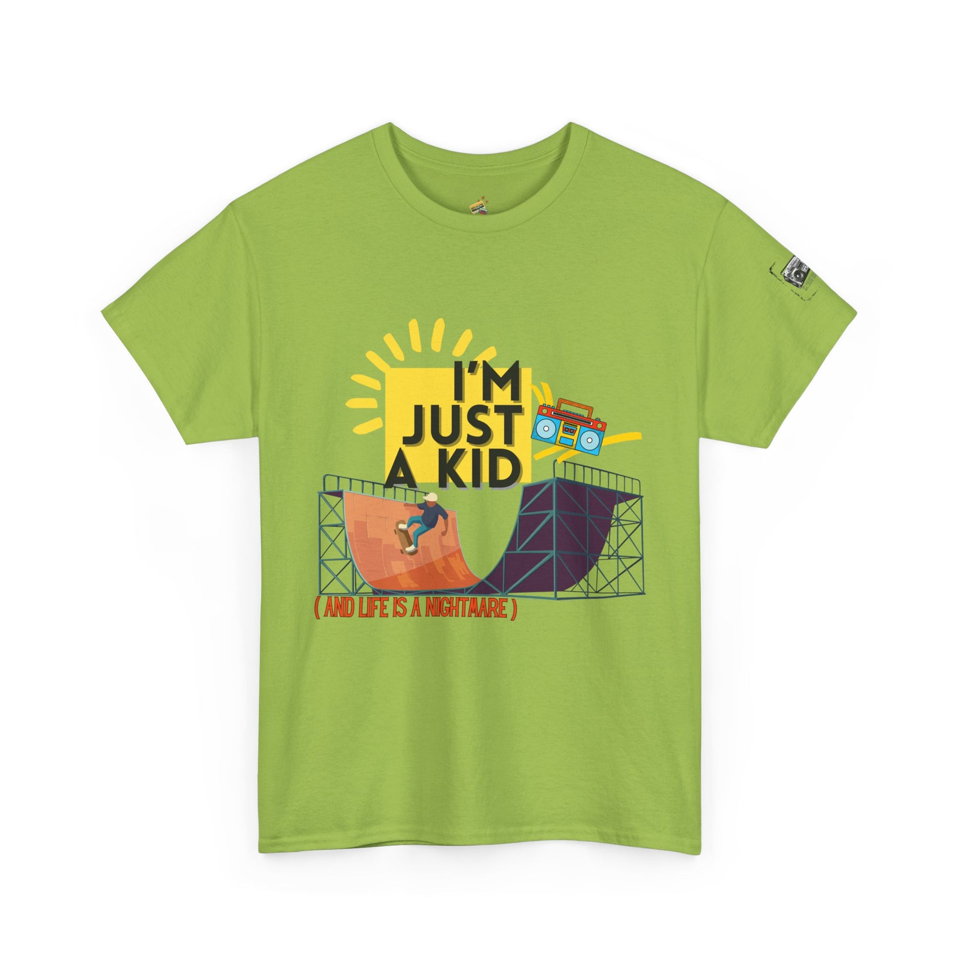 “I’m Just a Kid” – 90s Pop Punk Throwback Tee - Perfect for Concerts, Parties, Casual Wear, Outdoor Activities, Gifts - Mixtape Hearts