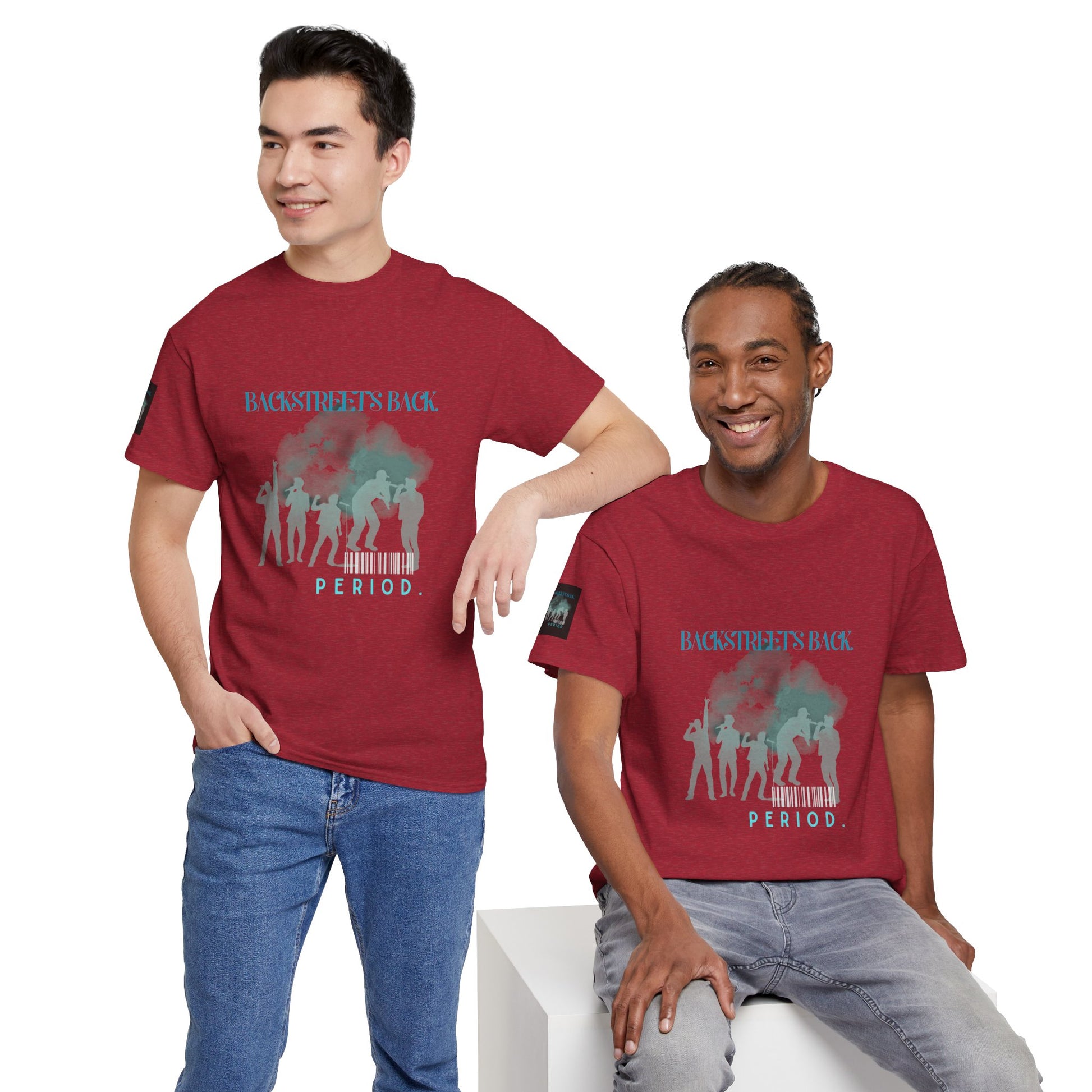 90s Pop Nostalgia Unisex Tee - Backstreet's Back Design - Mixtape Hearts
