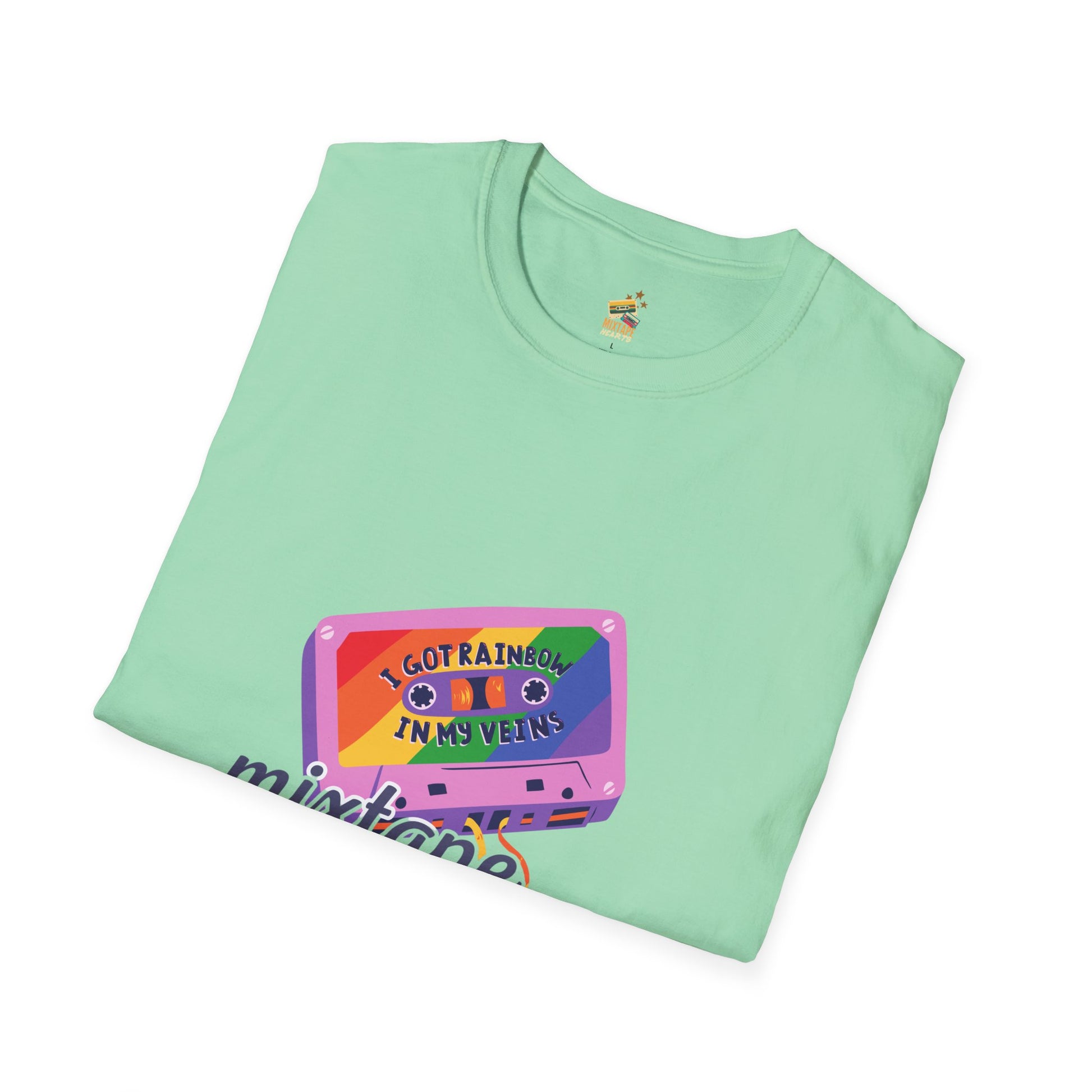 Raised on Boybands & Burnt CDs – Unisex T-Shirt– 90s Nostalgia Unisex Tee| Gift for Walkman Fans, Vintage Style Tee, Casual Wear, Concert Outfit, Unisex Apparel - Mixtape Hearts