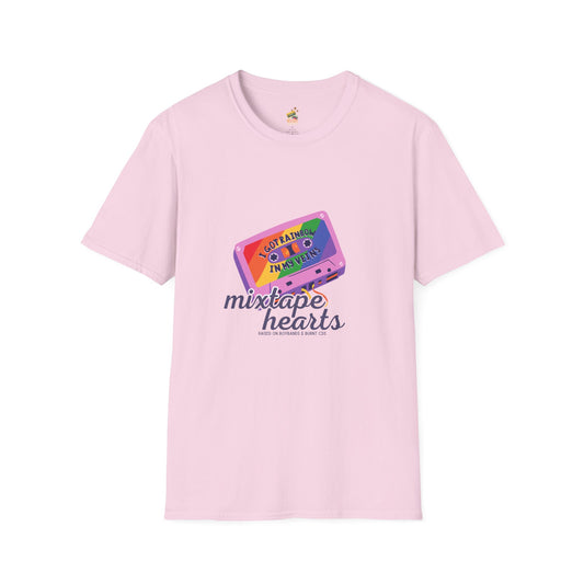 Raised on Boybands & Burnt CDs – Unisex T-Shirt– 90s Nostalgia Unisex Tee| Gift for Walkman Fans, Vintage Style Tee, Casual Wear, Concert Outfit, Unisex Apparel - Mixtape Hearts