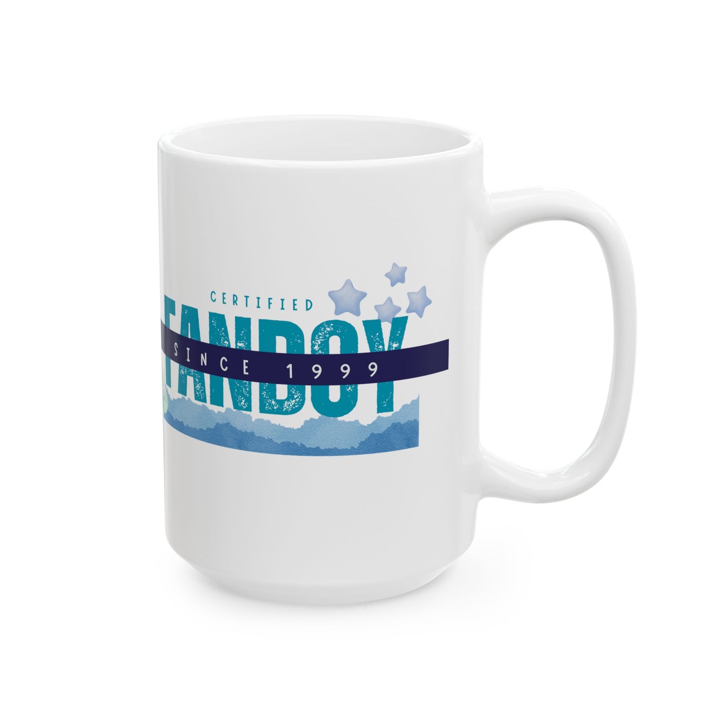 Certified Fanboy Since 1999 – Nostalgic Boyband Mug – Nostalgic Boyband Mug - Unique Gift for Music Lovers, Coffee Cup, Tea Mug, Personalized Gift, Musician's Essential - Mixtape Hearts