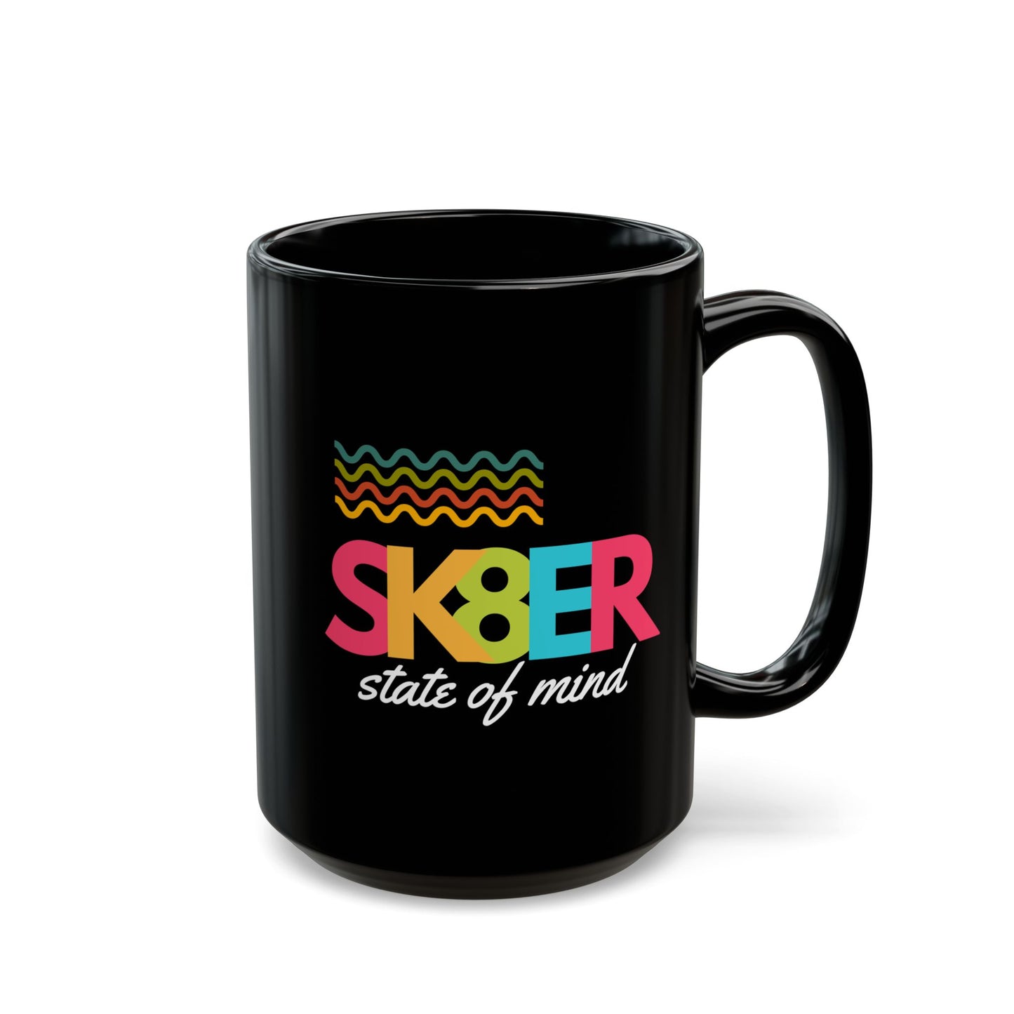 Sk8er State of Mind – Alt Energy Coffee Mug – Y2K Scene Girl Mug– Retro Music Lover Mug- Perfect Gift for Music Lovers, Coffee Enthusiasts, Rock Music Fans, Birthday, Valentine's Day, Home Office Decor - Mixtape Hearts
