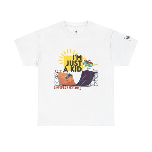 “I’m Just a Kid” – 90s Pop Punk Throwback Tee - Perfect for Concerts, Parties, Casual Wear, Outdoor Activities, Gifts - Mixtape Hearts