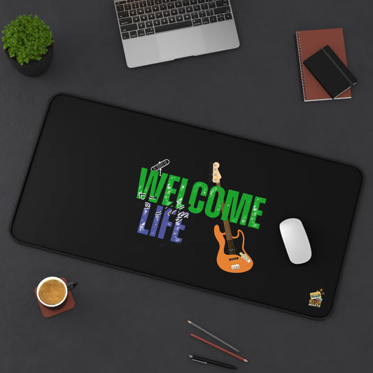 “Welcome to My Life” – Emo Desk Mat for Emotionally Draining Tasks - Mixtape Hearts